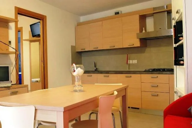 Kitchen or kitchenette in Hotel Ristorante Cigno - Camere and Aparthotel