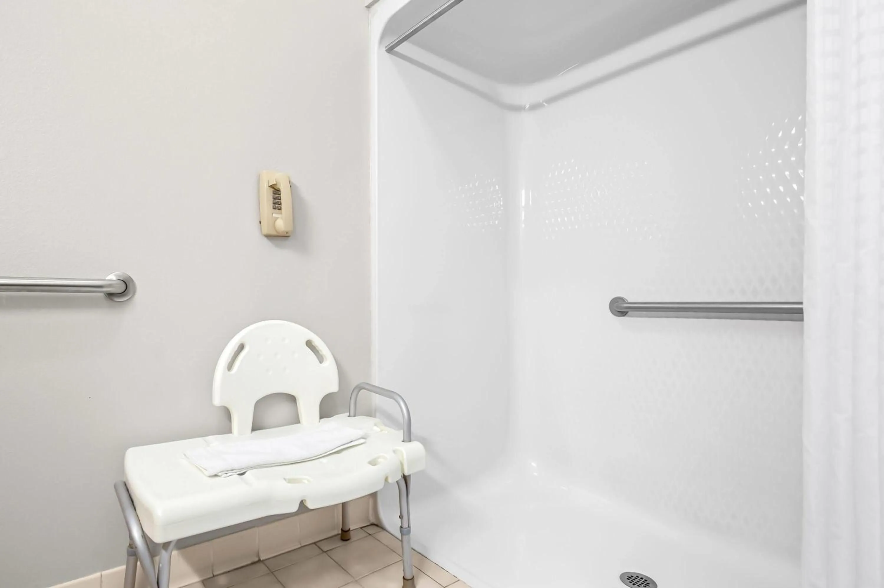 Shower in Days Inn by Wyndham Collinsville St Louis