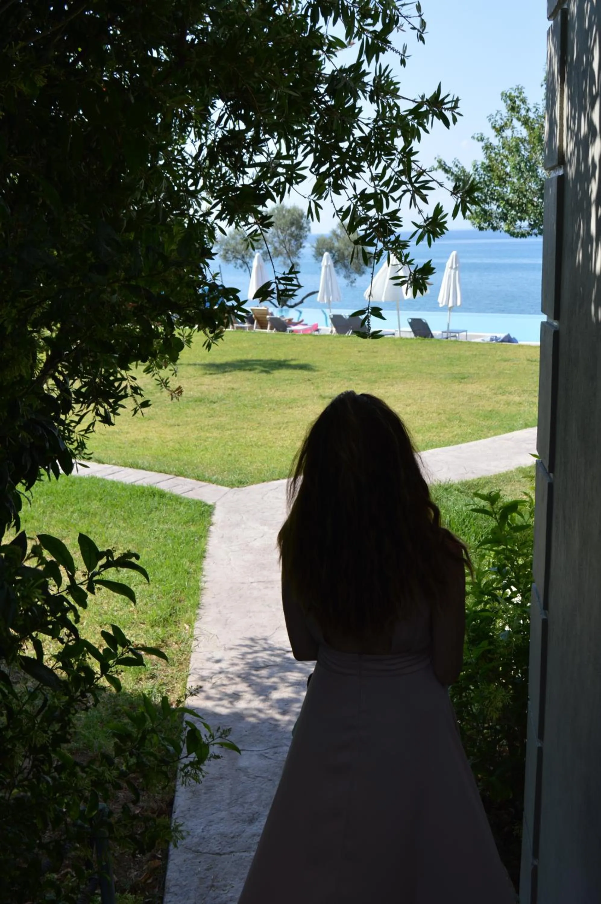 Pool view in Thesmos Village