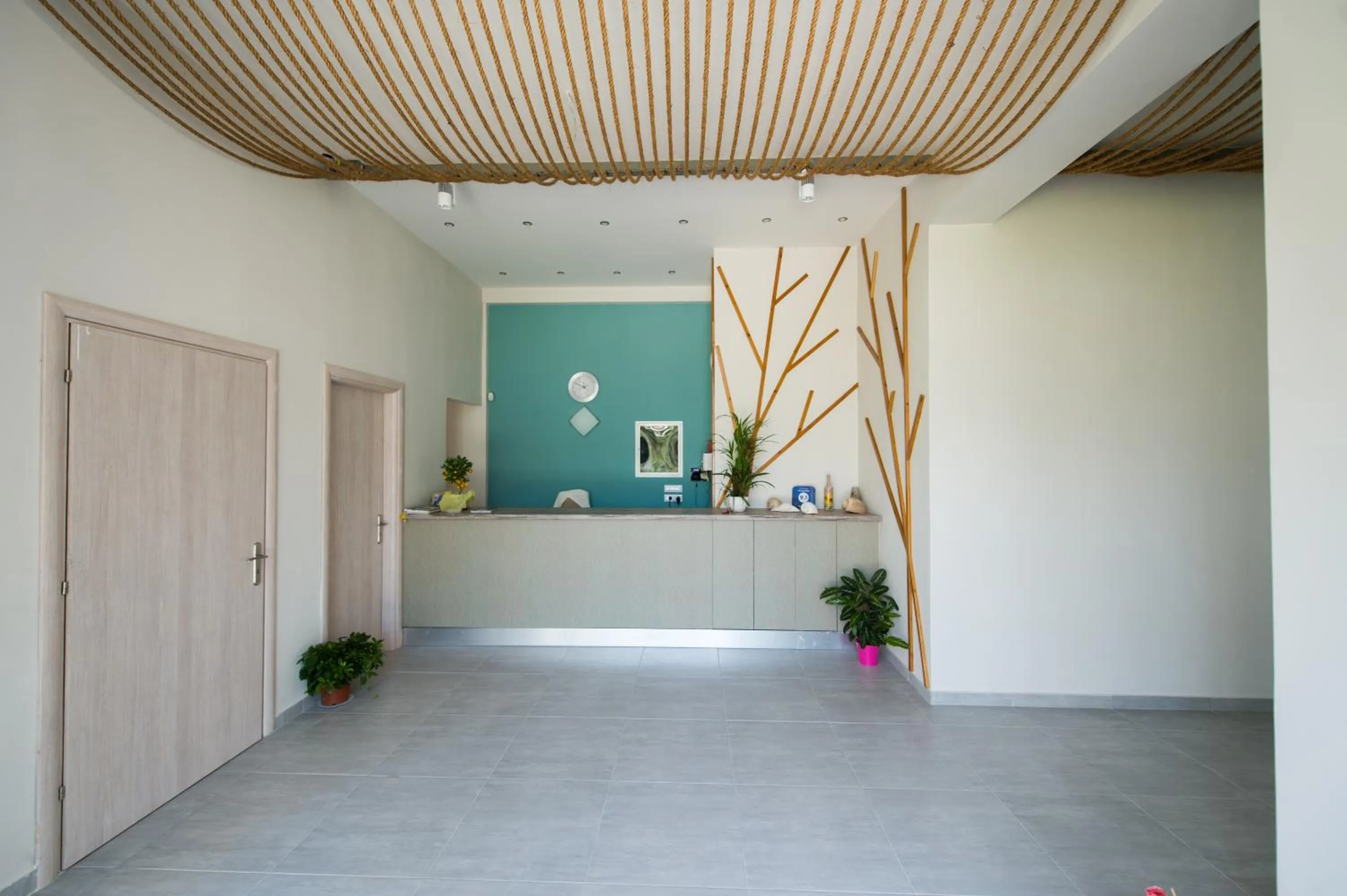 Communal lounge/ TV room in Thesmos Village