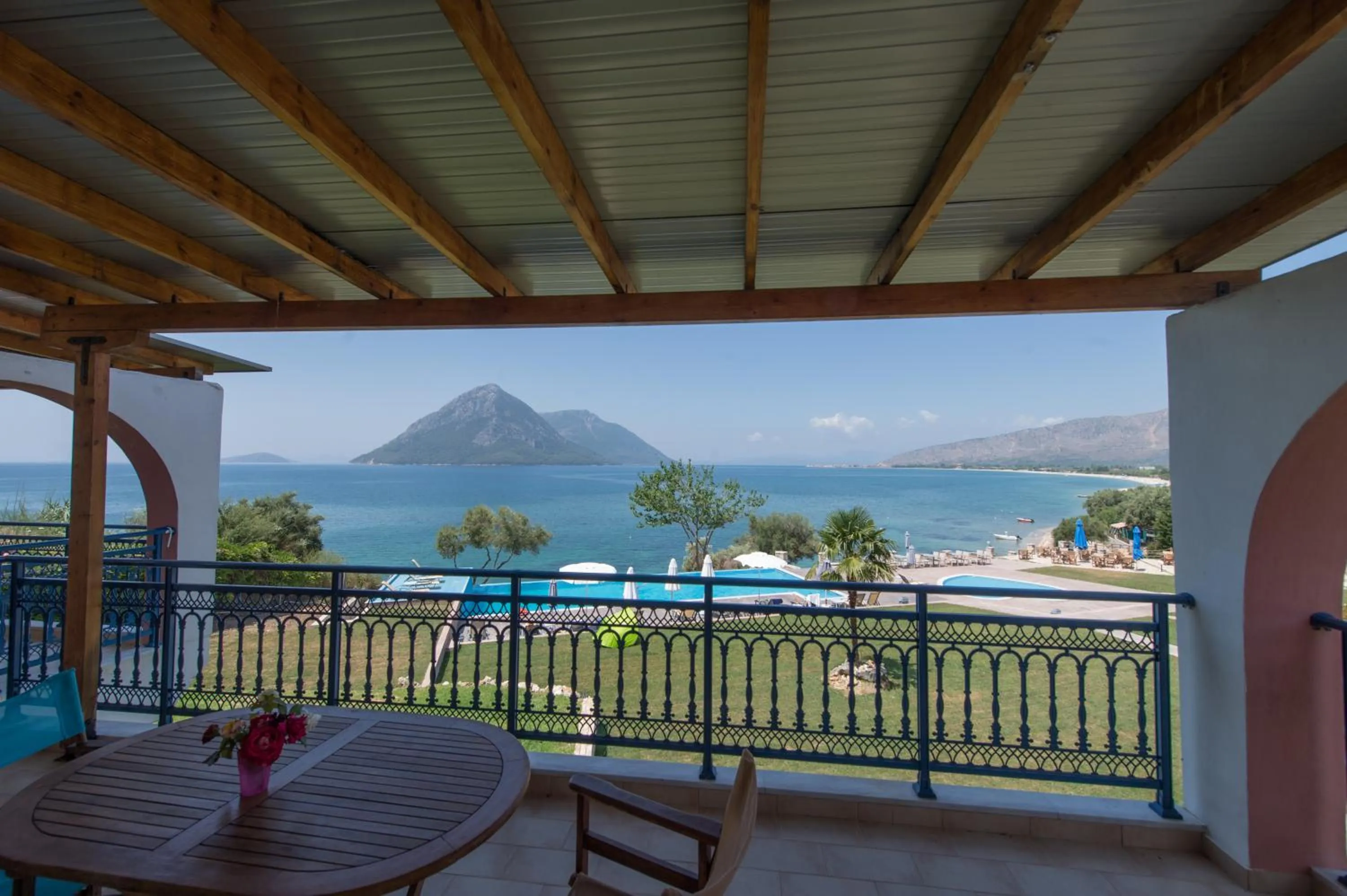 Balcony/Terrace in Thesmos Village