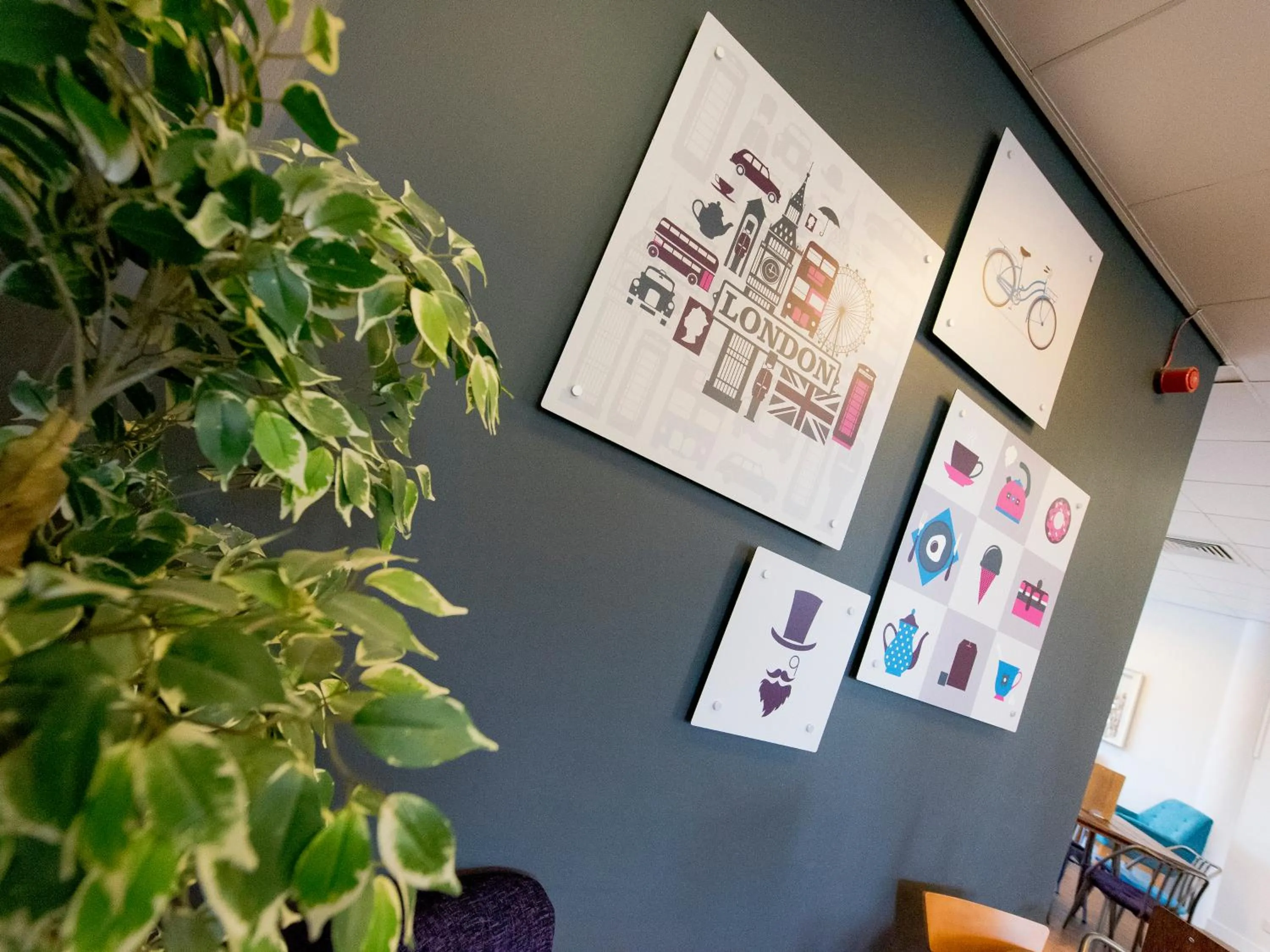 Decorative detail in YHA London Thameside