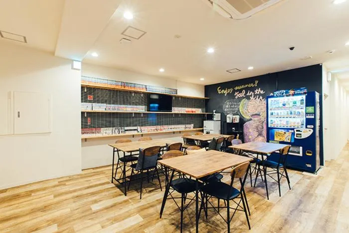 Communal lounge/ TV room in Hostel ilfaro Kurume