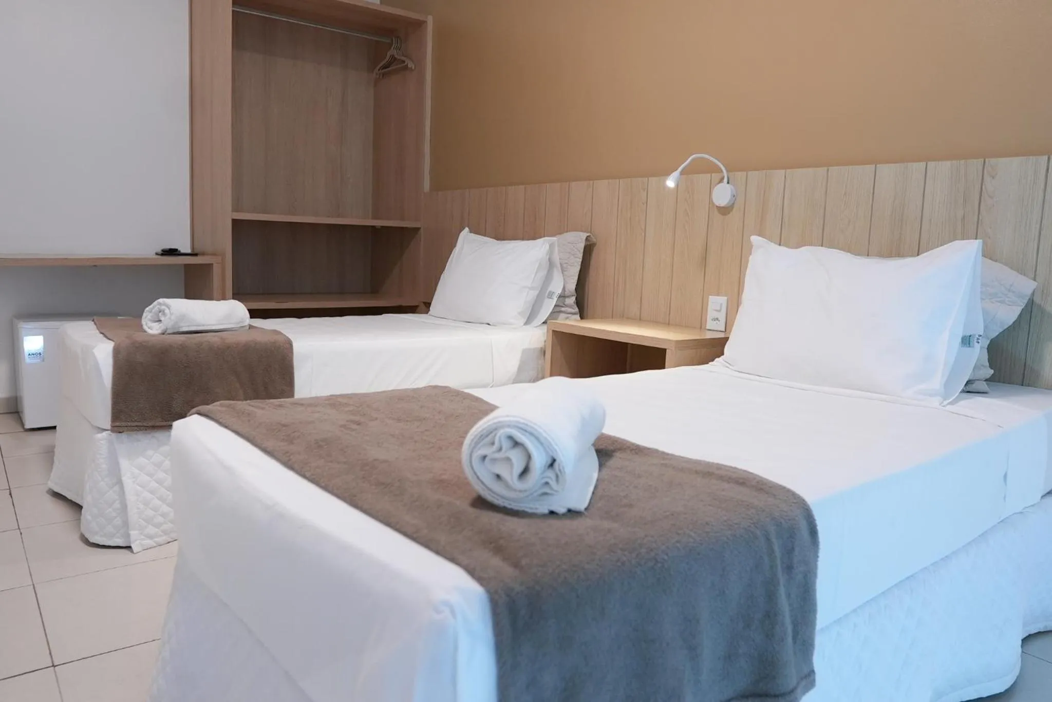 Bed in Pousada Areia do Forte