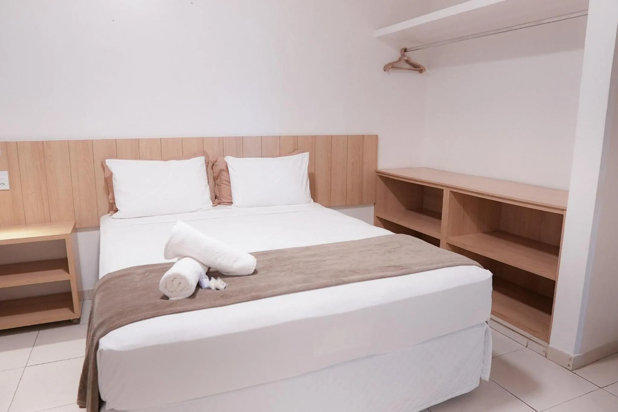 Bed in Pousada Areia do Forte