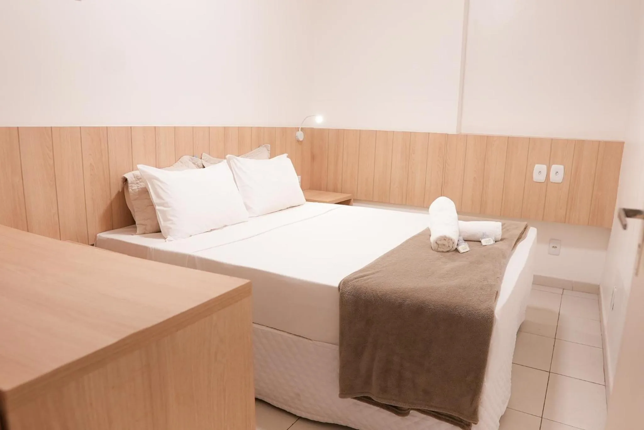 Bed in Pousada Areia do Forte