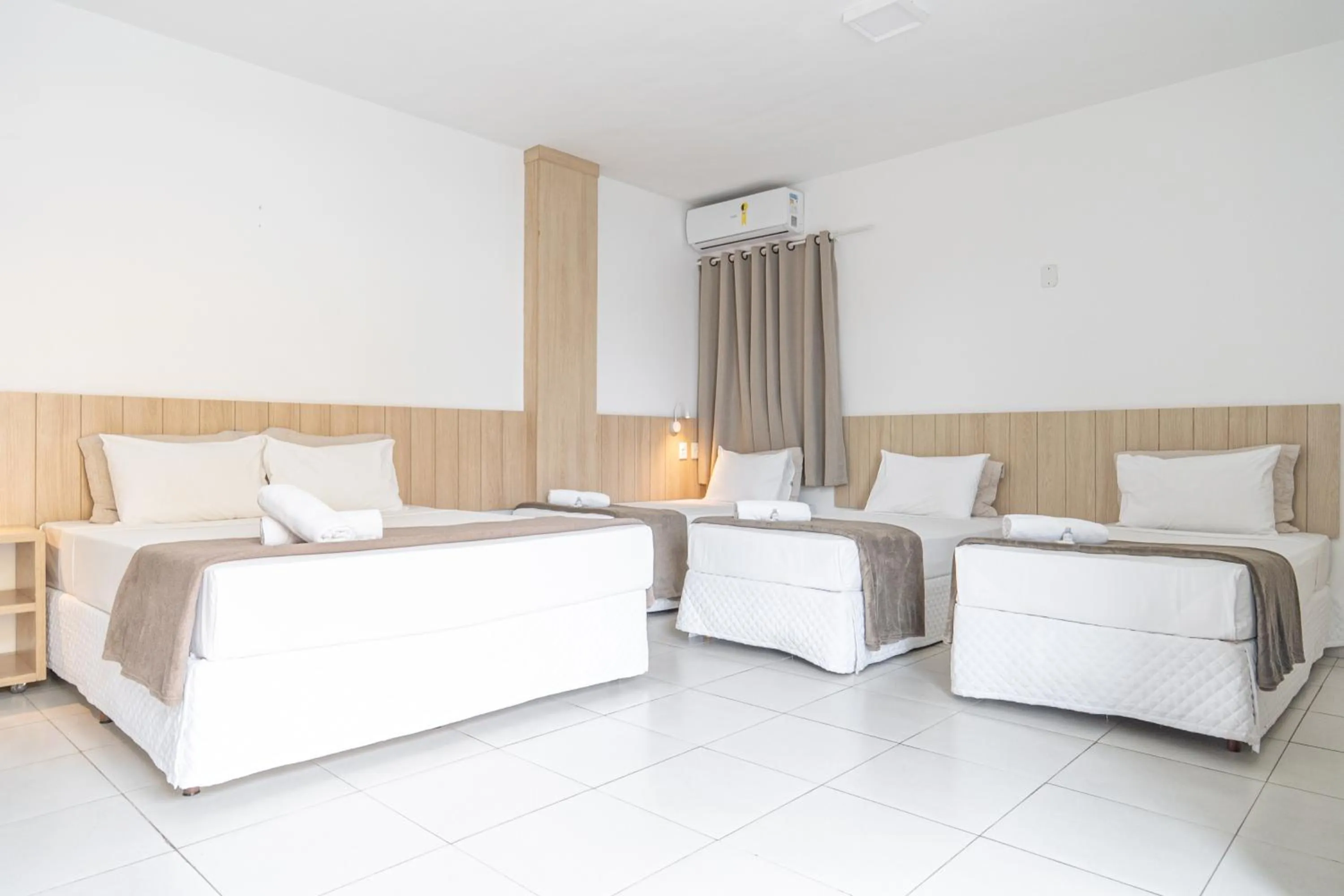 Bed in Pousada Areia do Forte