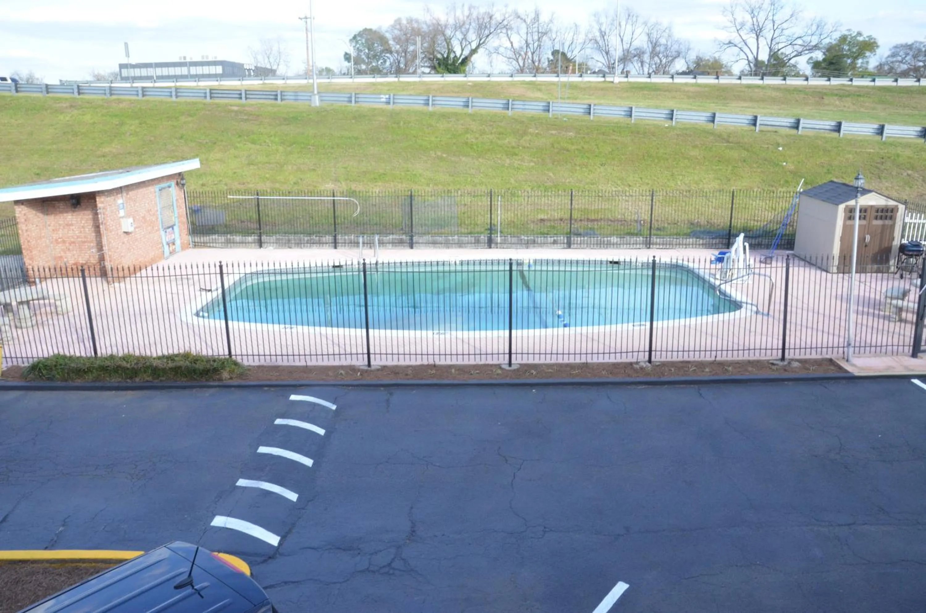 Swimming pool in Americas Best Value Inn Augusta Historic Downtown