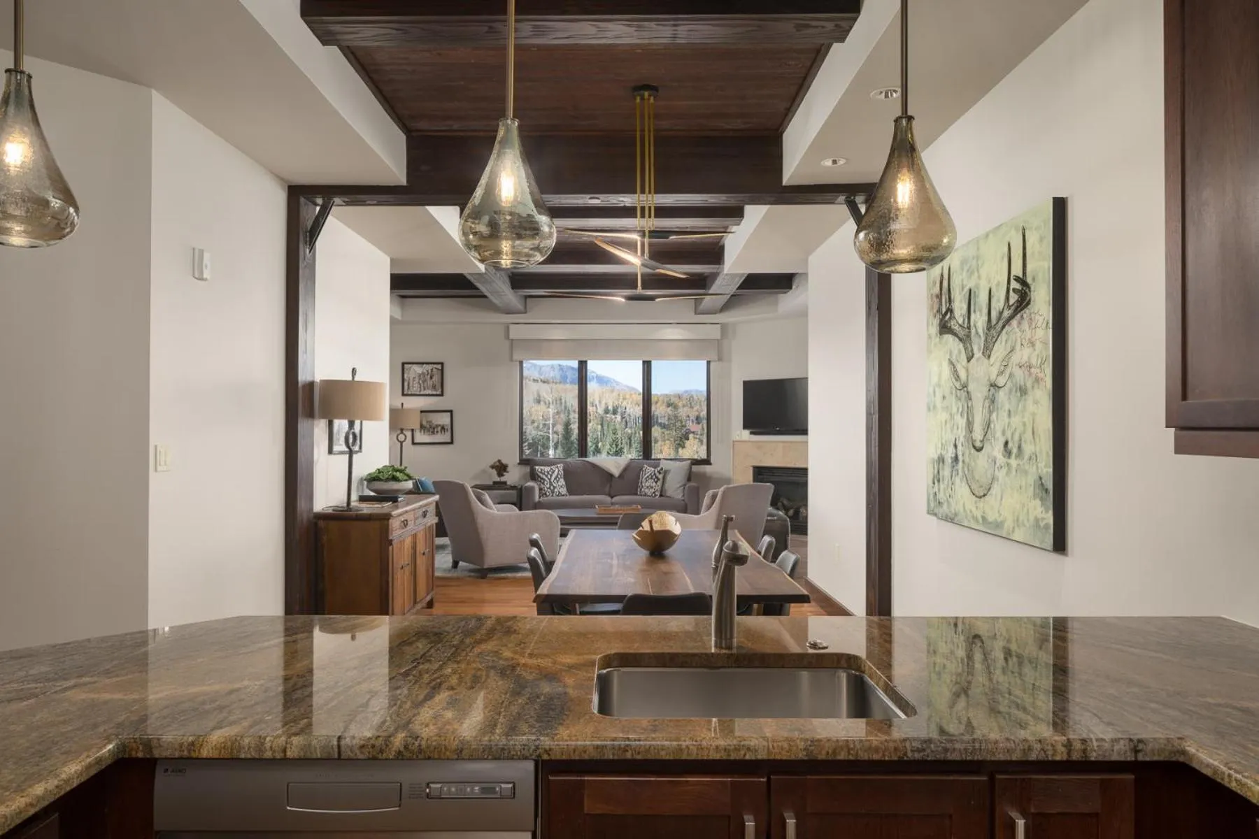 Dining area in Lumiere by Dunton