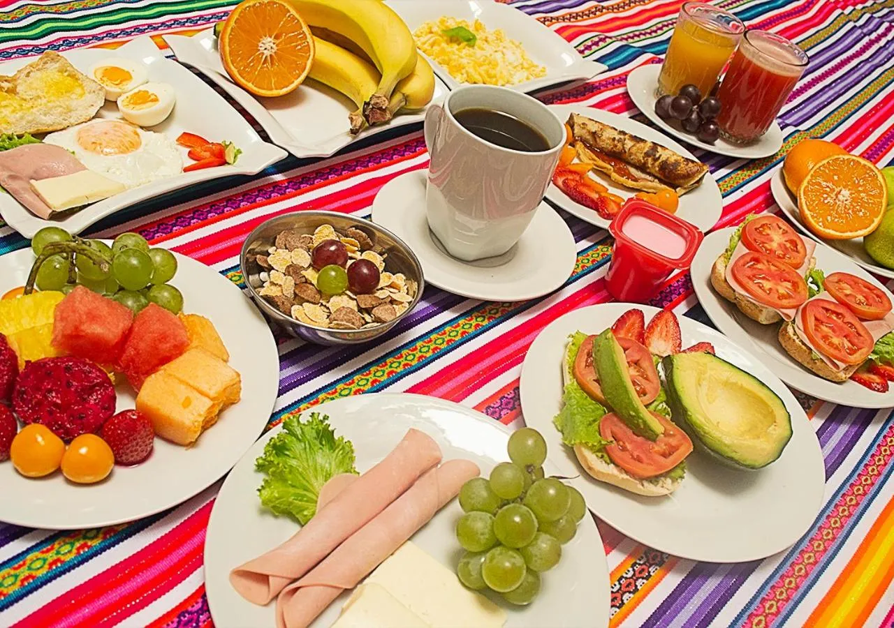 Breakfast in Paypurix Hostel Lima Airport