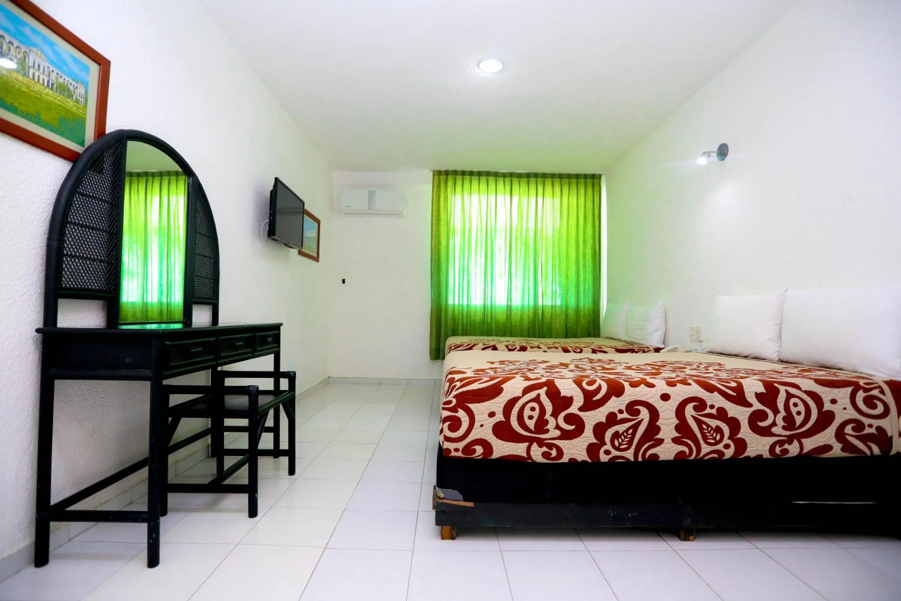 Bed in Hotel Maria de Lourdes