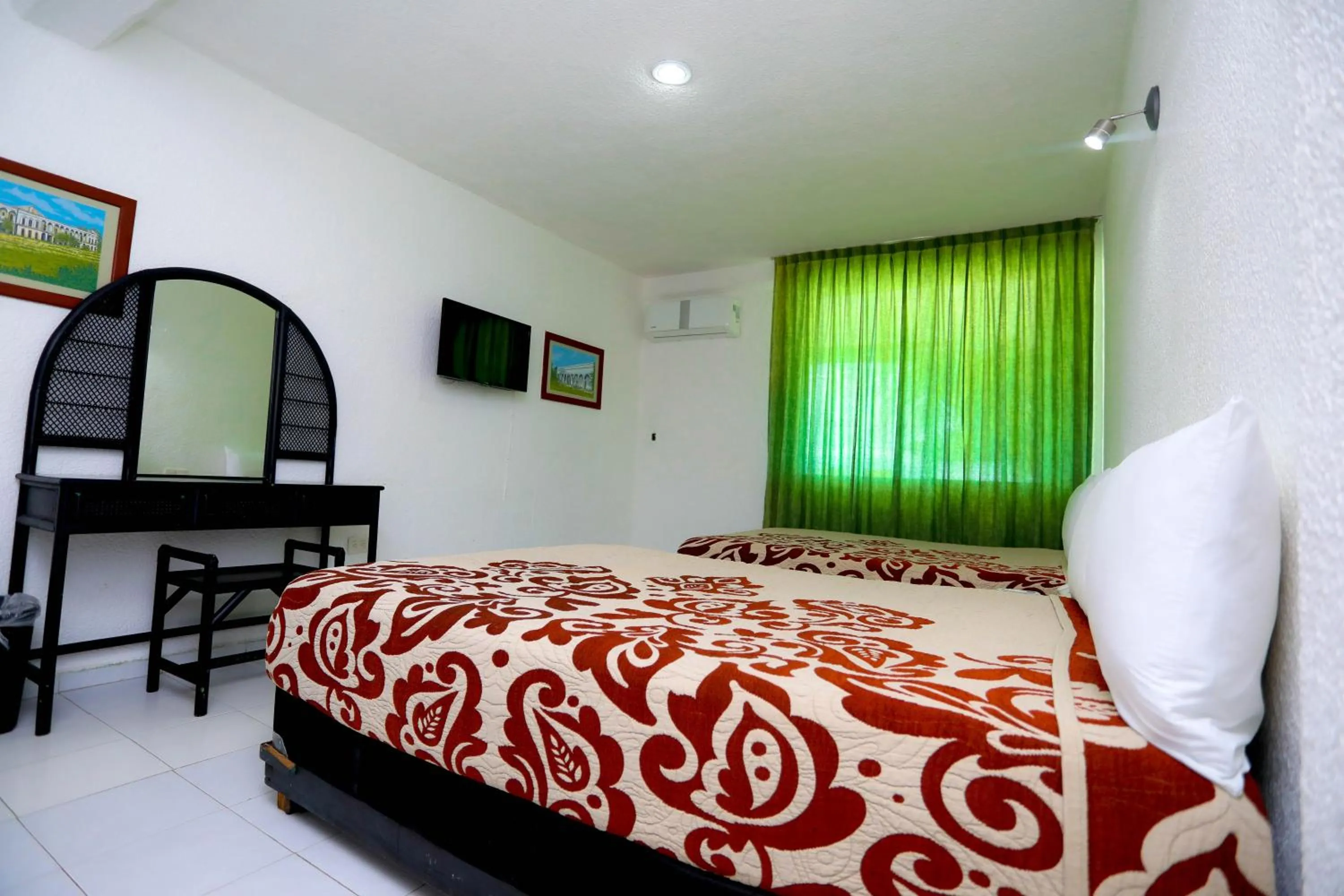 Bed in Hotel Maria de Lourdes