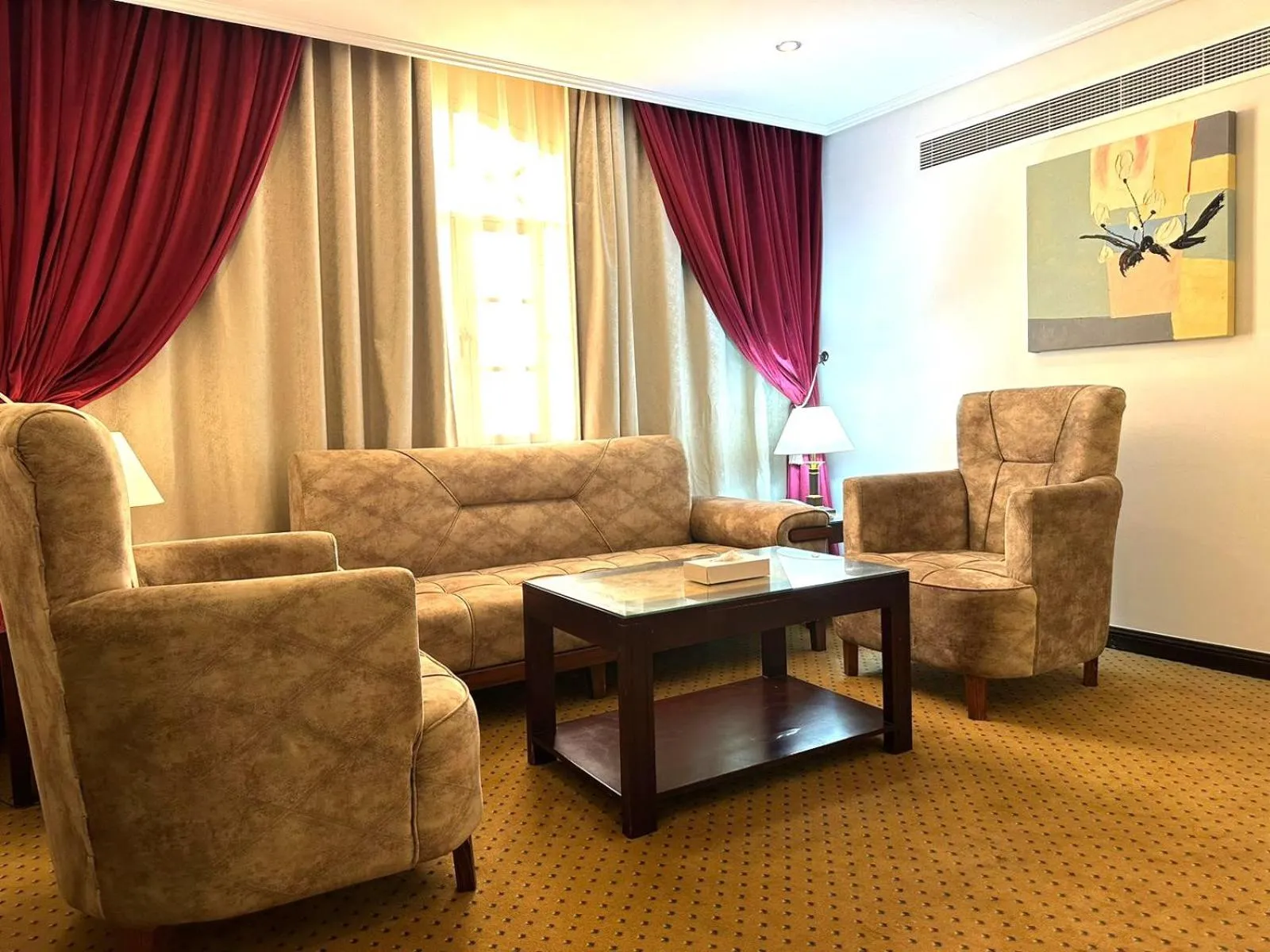 Living room in Caesar Hotel