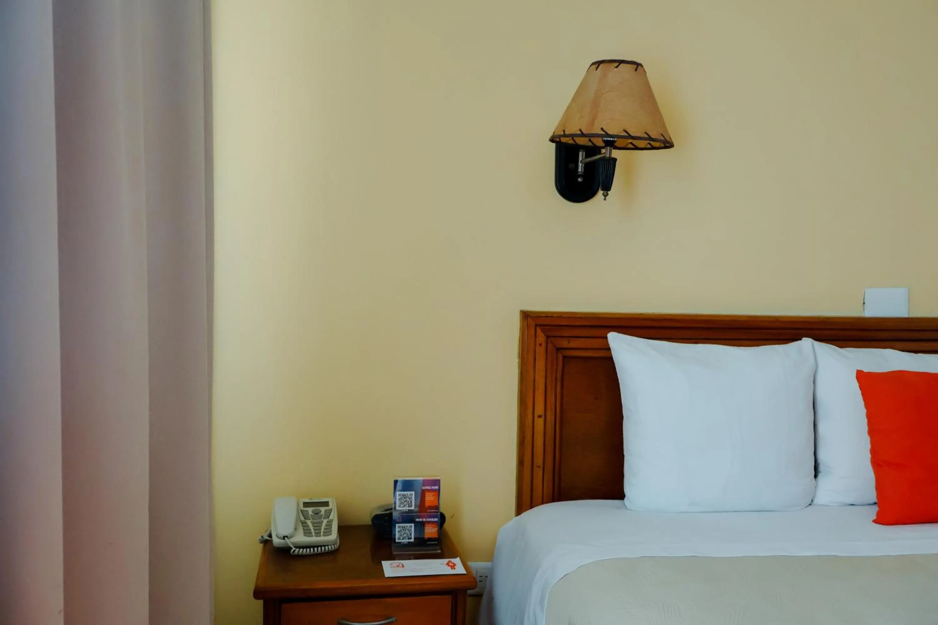 Bed in Hotel Báez Carrizal