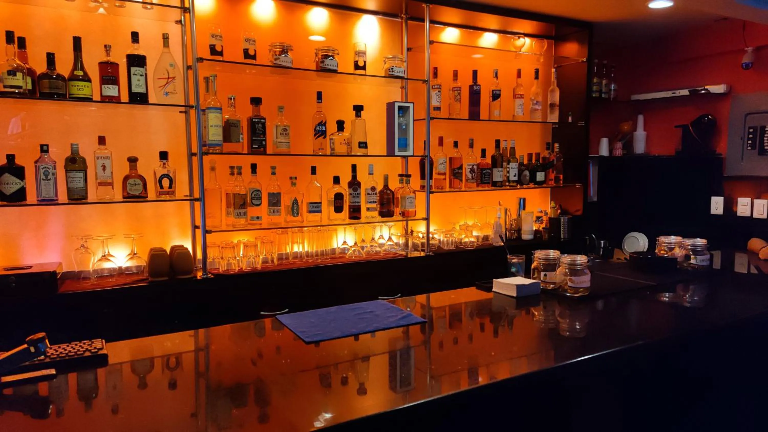 Lounge or bar in Hotel Báez Carrizal