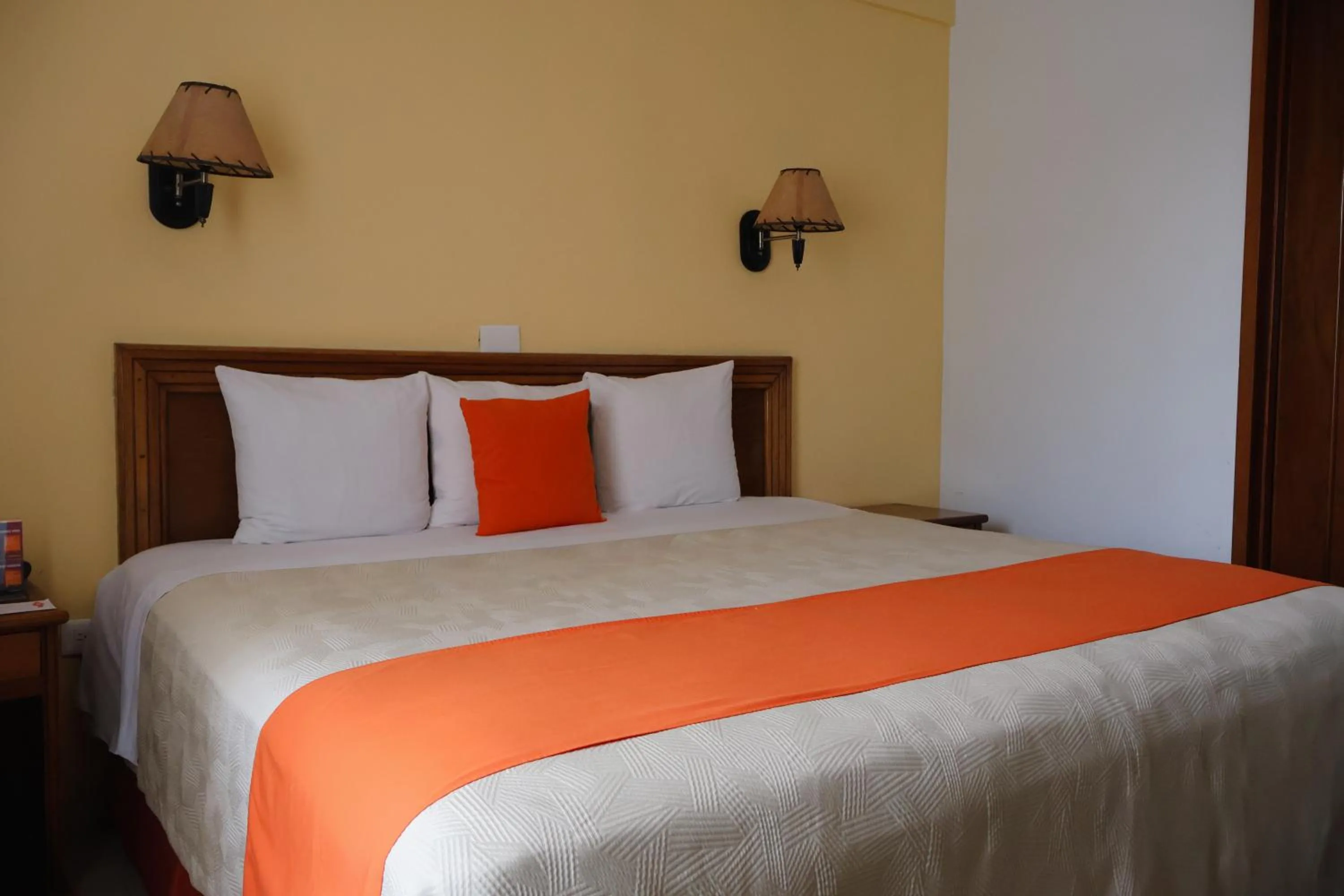 Bed in Hotel Báez Carrizal