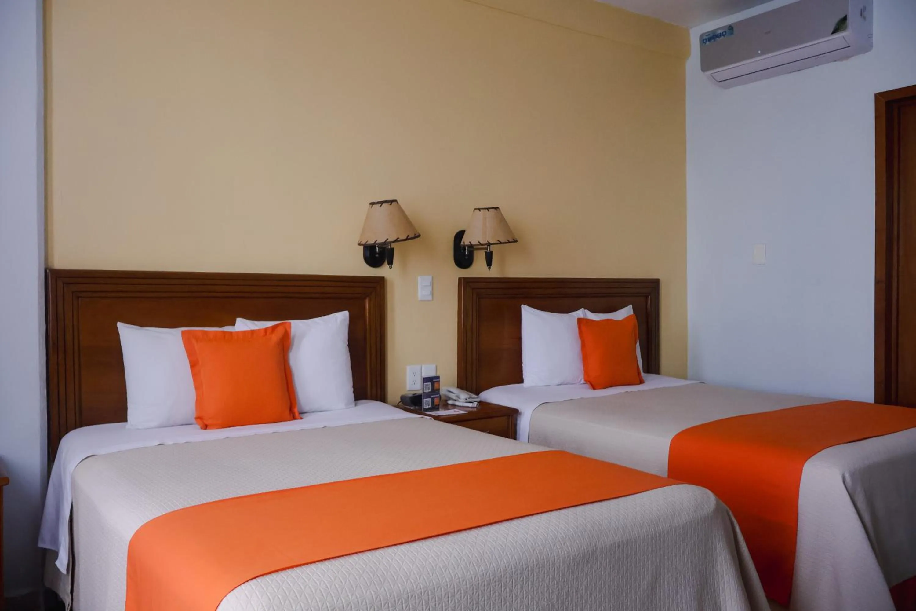 Bed in Hotel Báez Carrizal