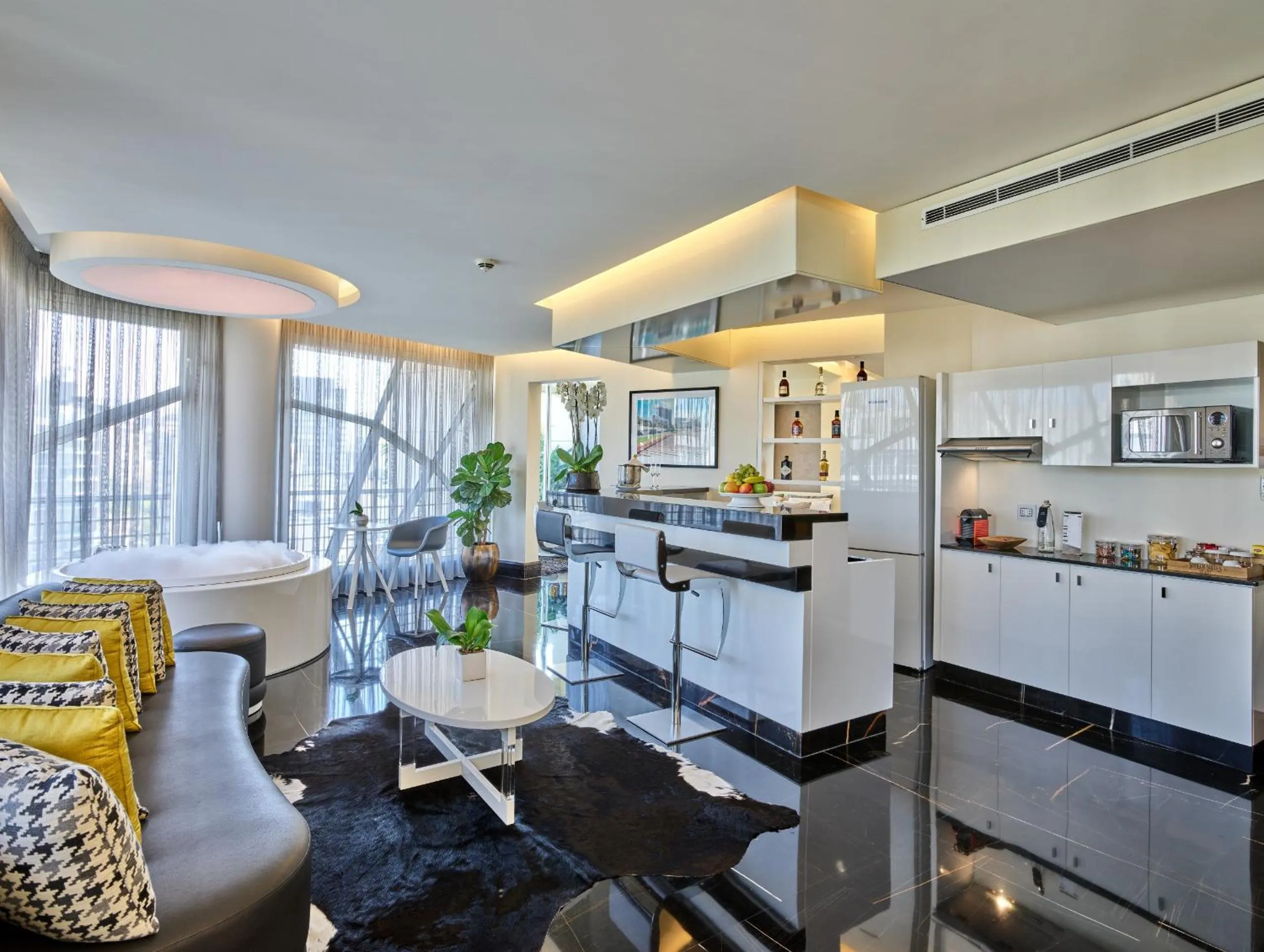 Living room in Sodeco Suites