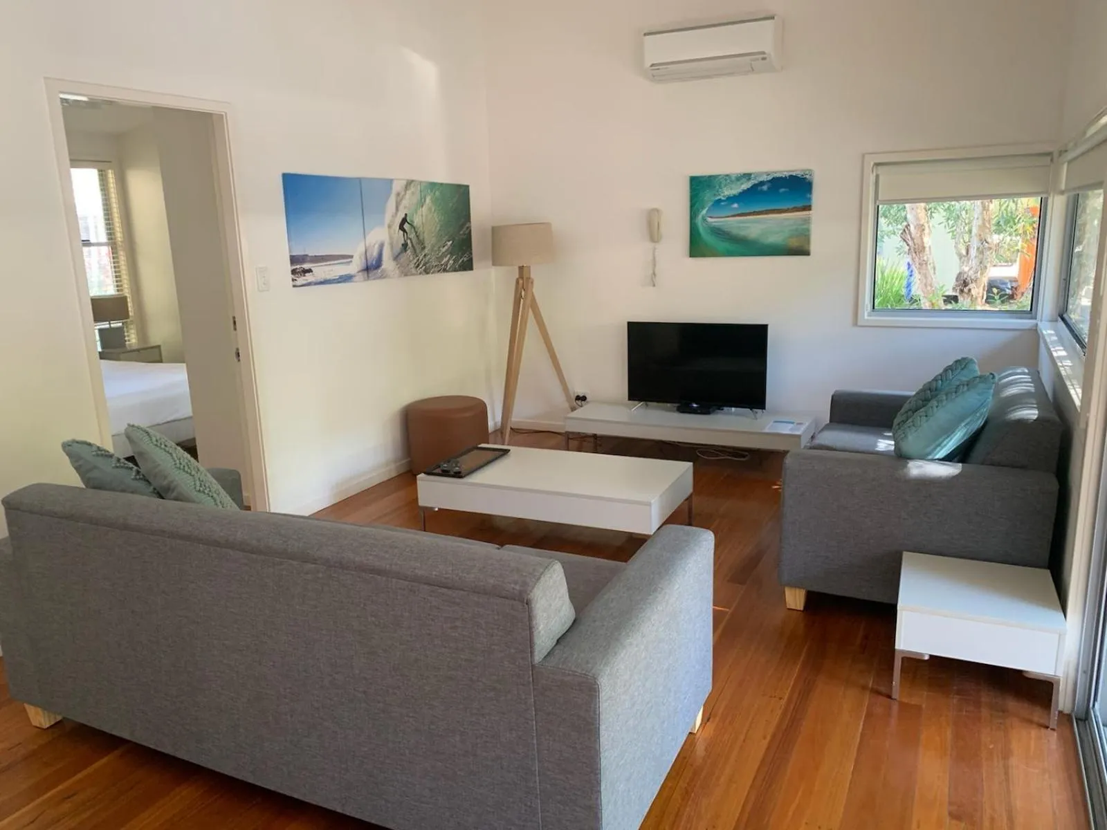 Living room in Mobys Beachside Retreat