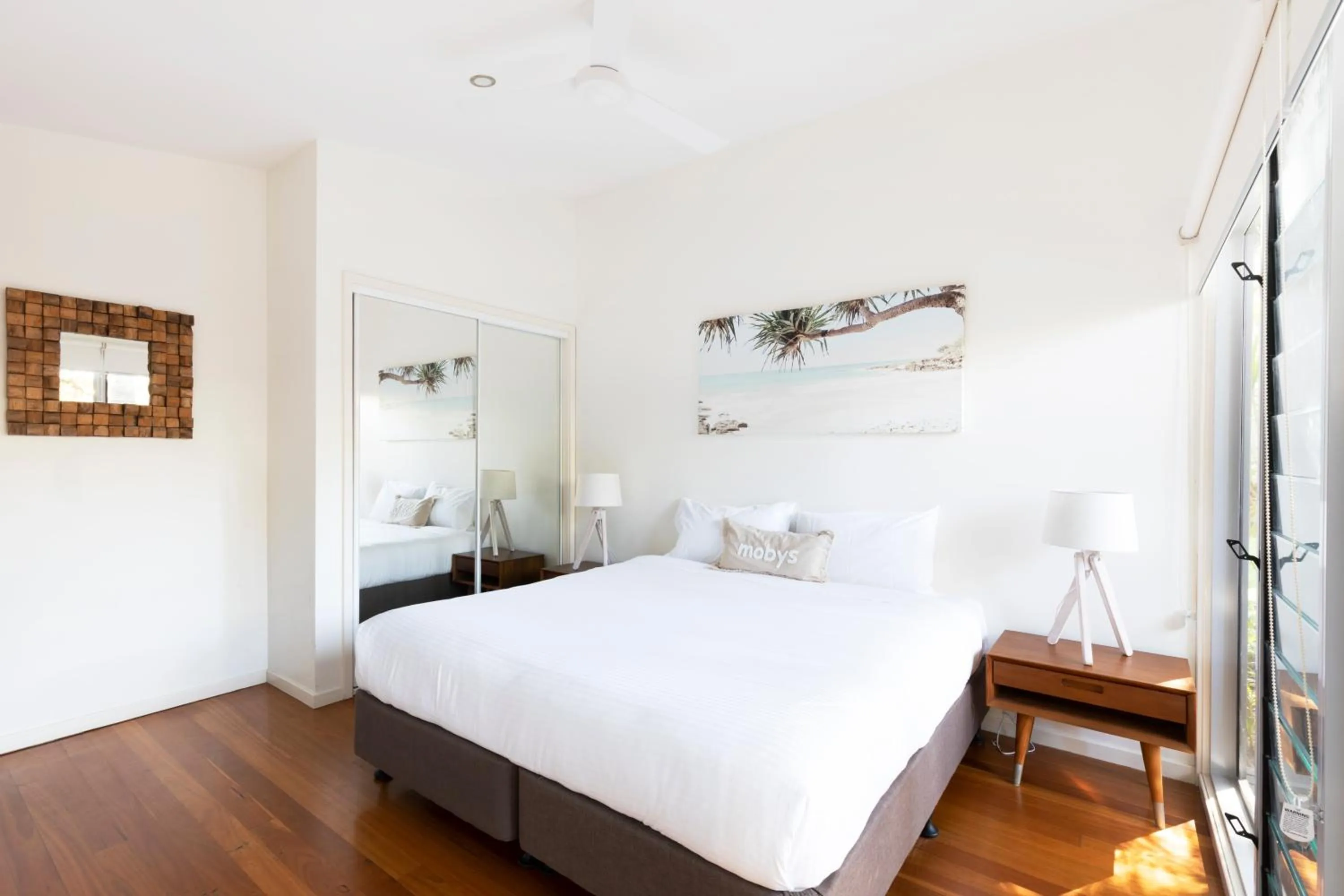 Bedroom, Bed in Mobys Beachside Retreat