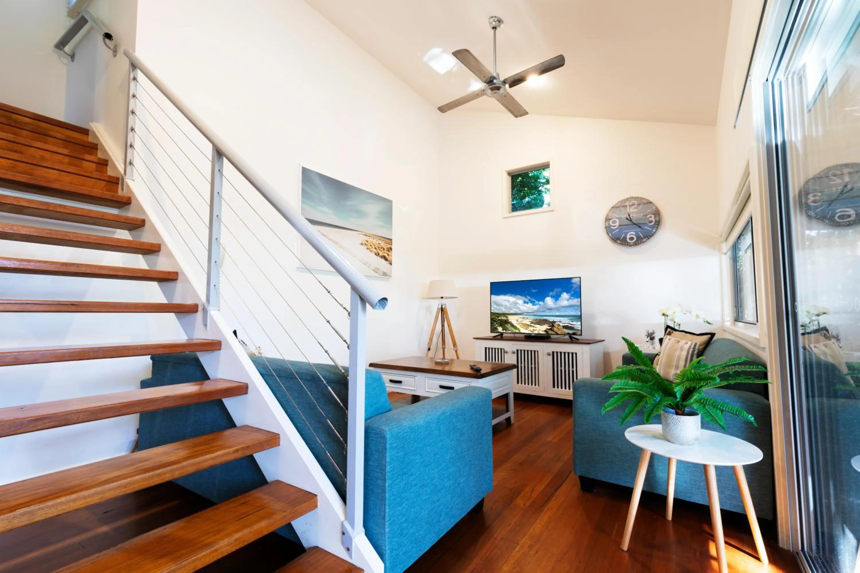 Living room in Mobys Beachside Retreat