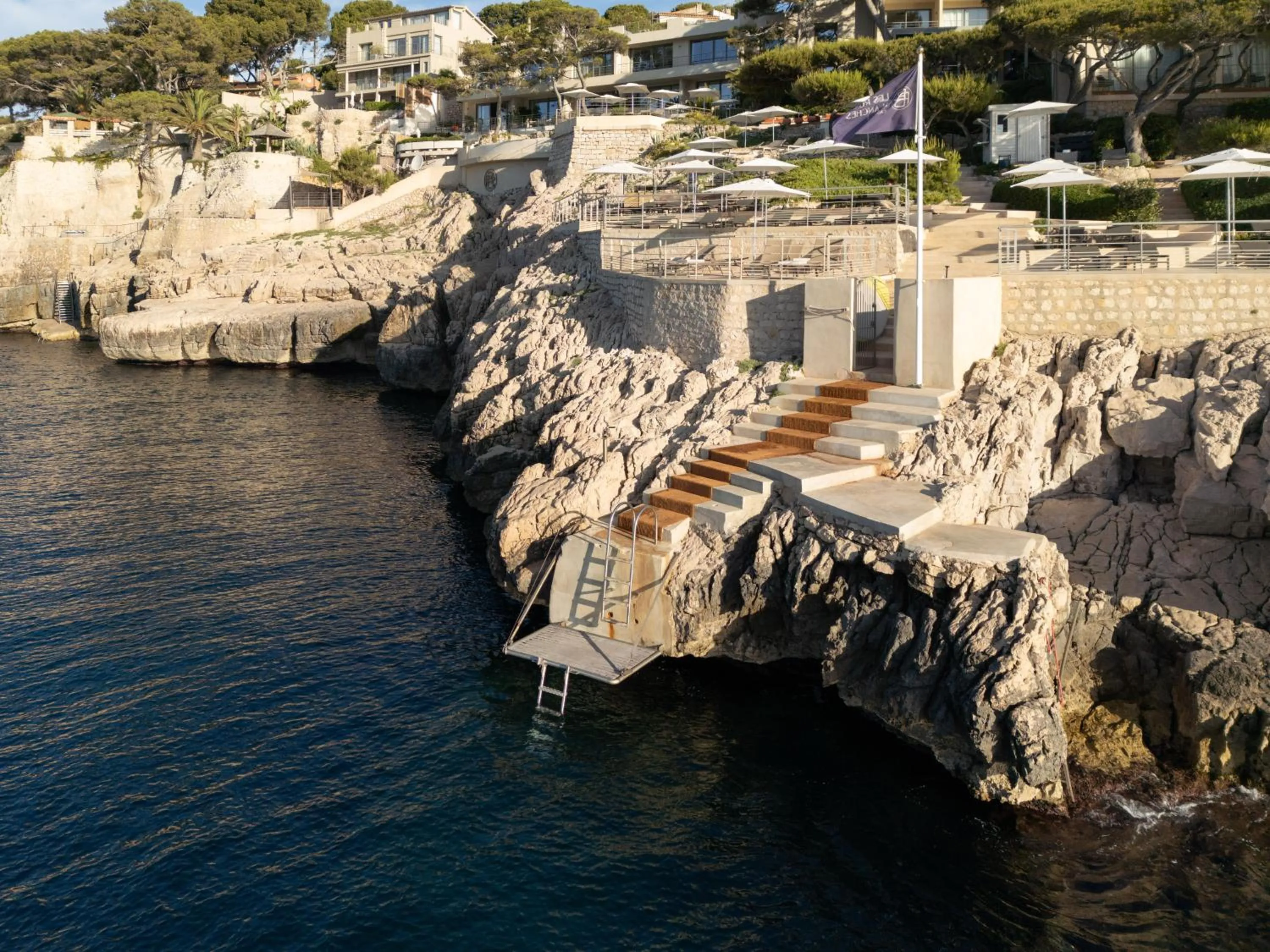 Sea view in Hôtel Les Roches Blanches Cassis