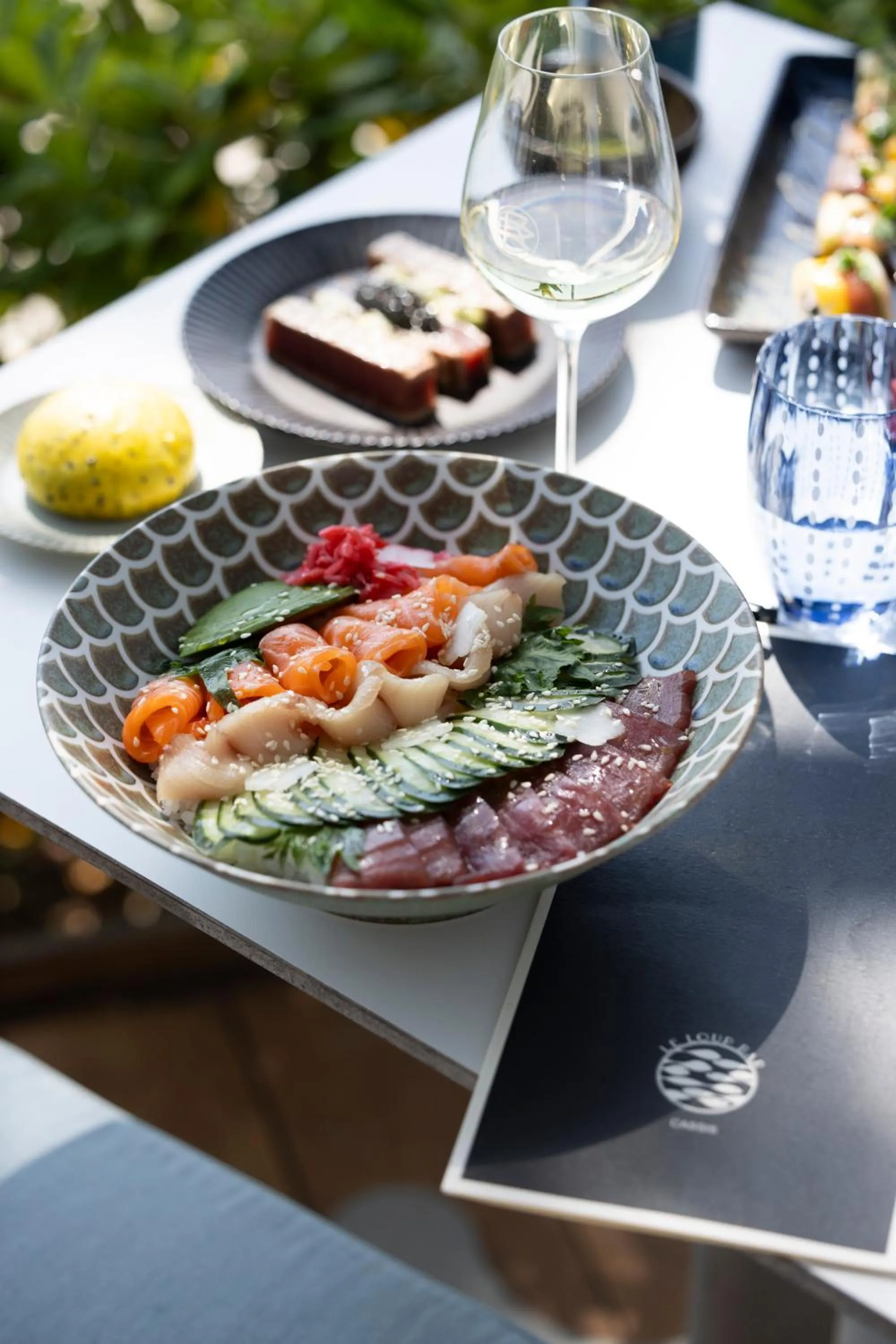 Restaurant/places to eat in Hôtel Les Roches Blanches Cassis