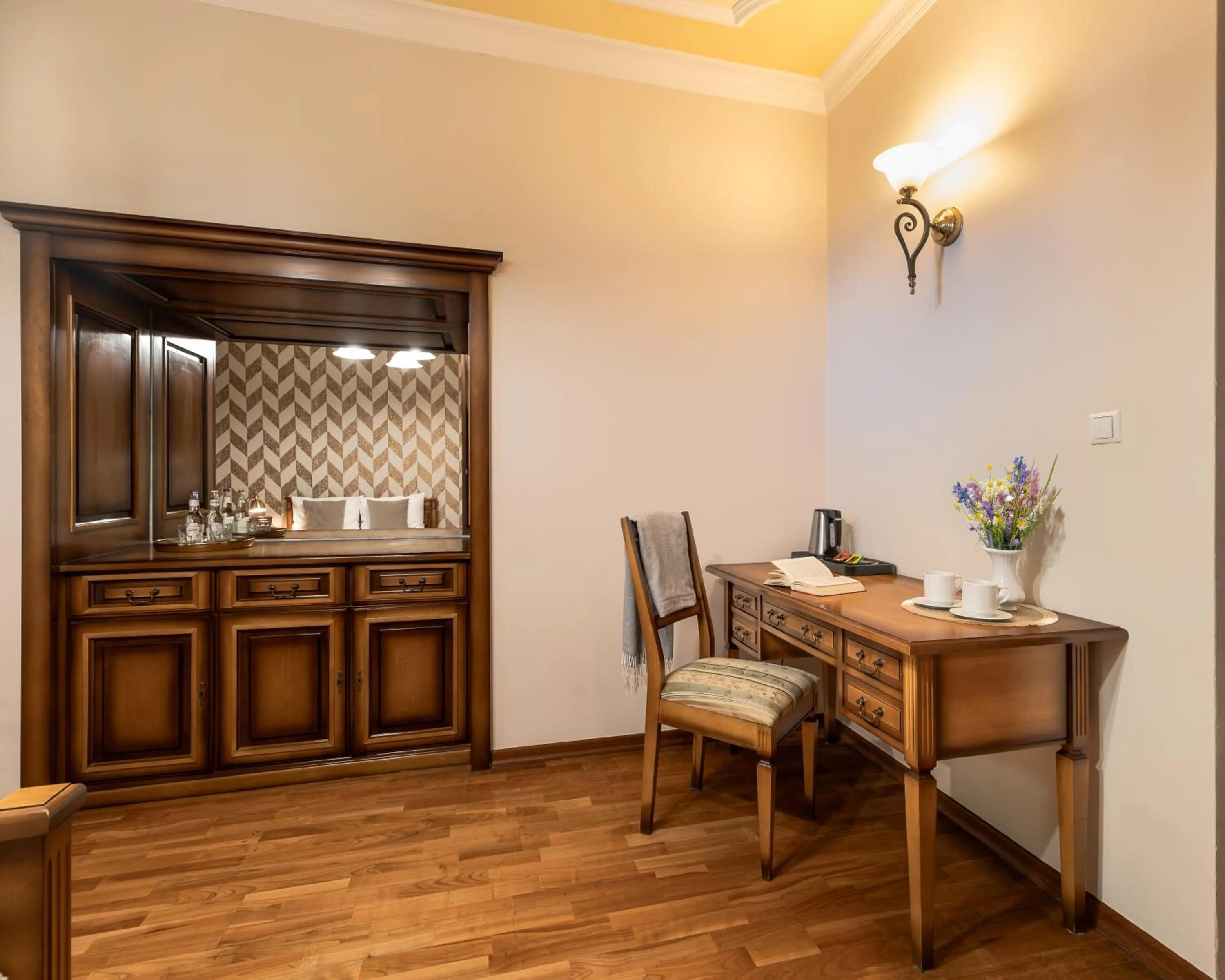 Coffee/tea facilities in Pałac w Małkowie