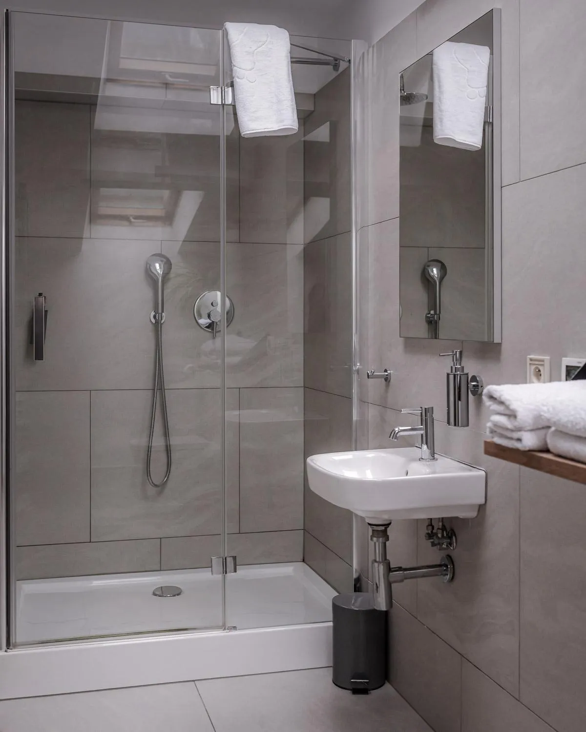 Shower in Pałac w Małkowie