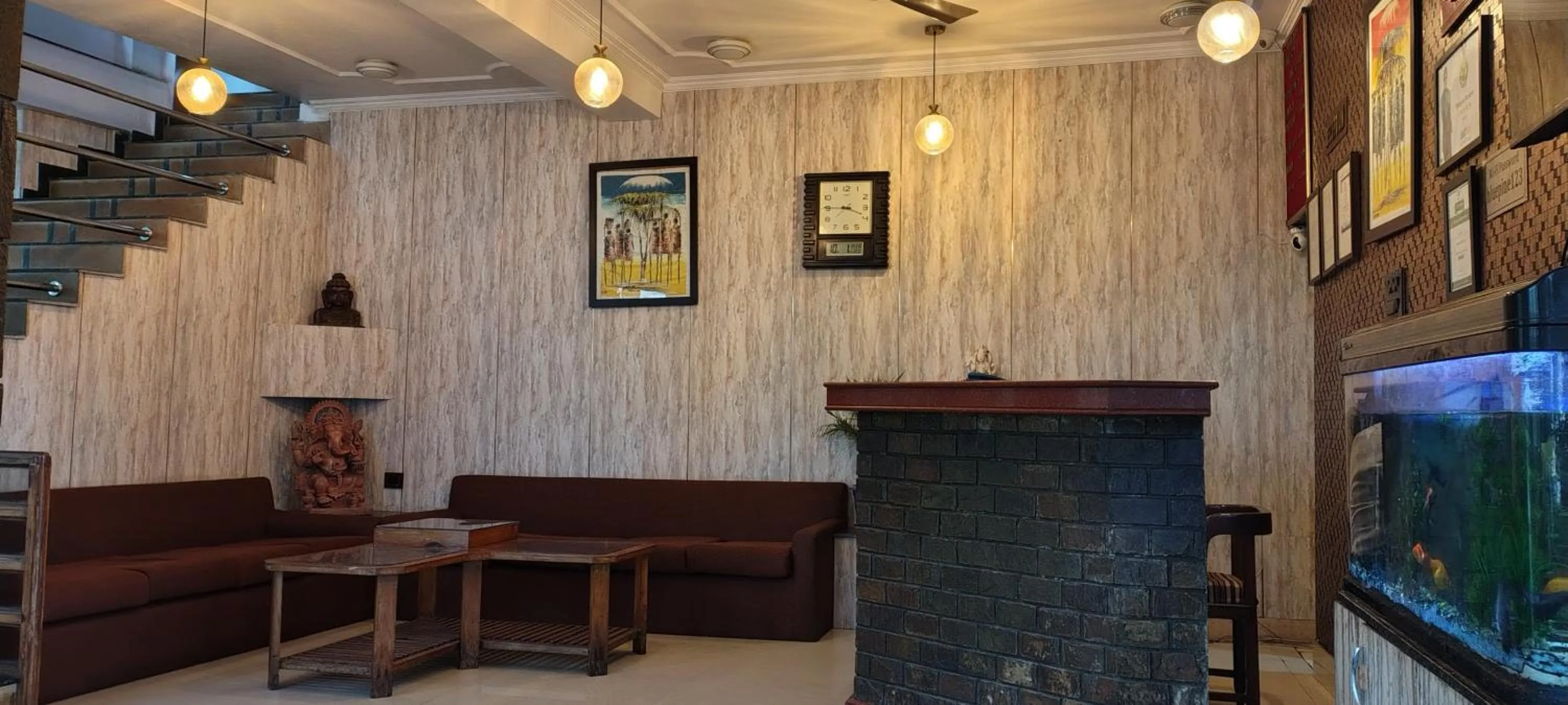 Lobby or reception in Blue Pine Resort