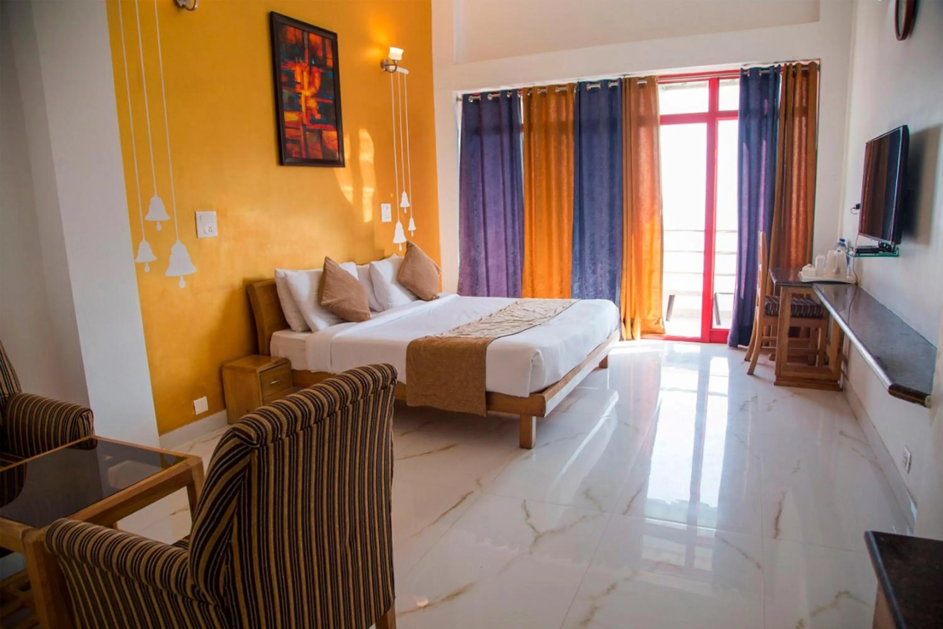 Bedroom in Blue Pine Resort