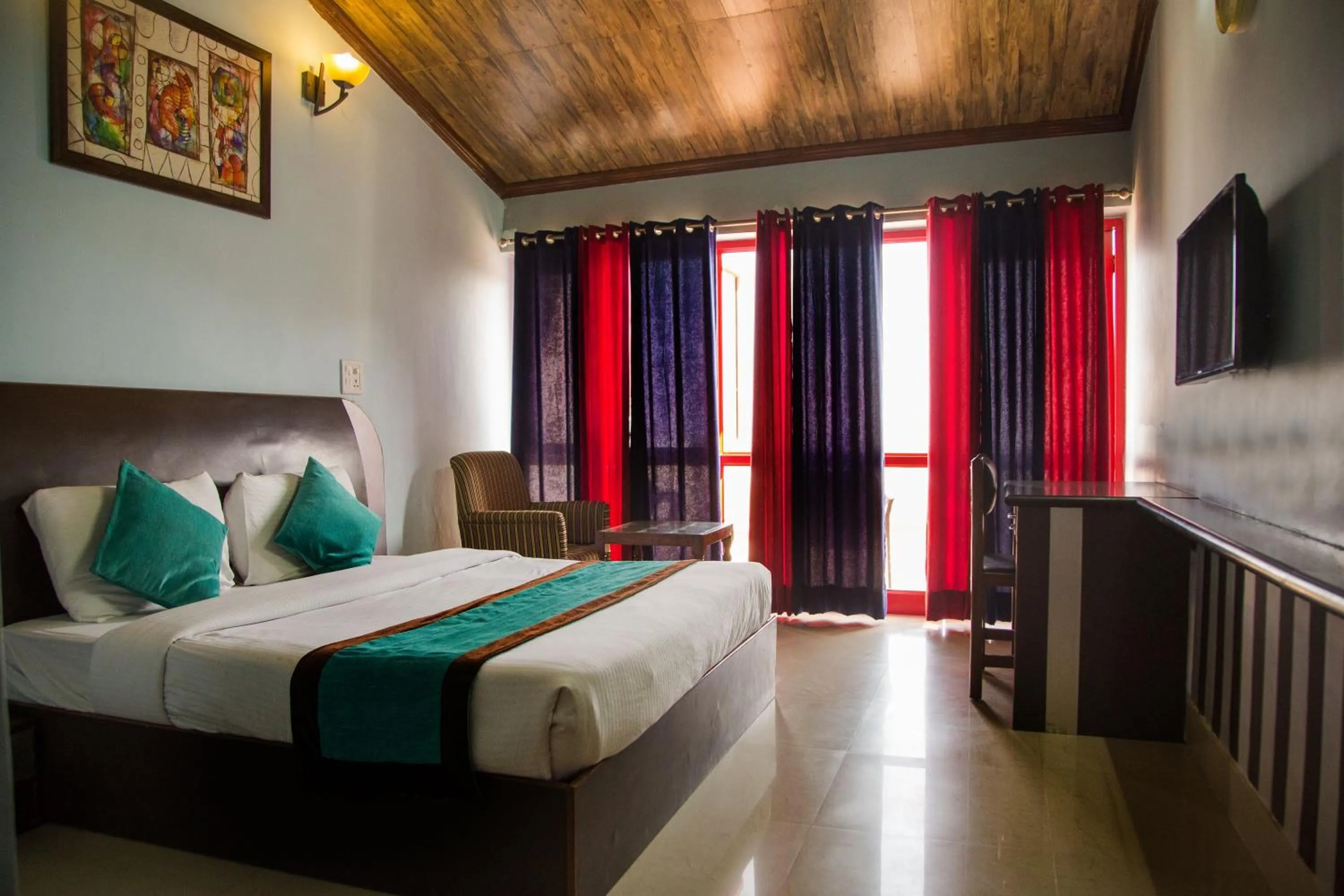 Bedroom in Blue Pine Resort