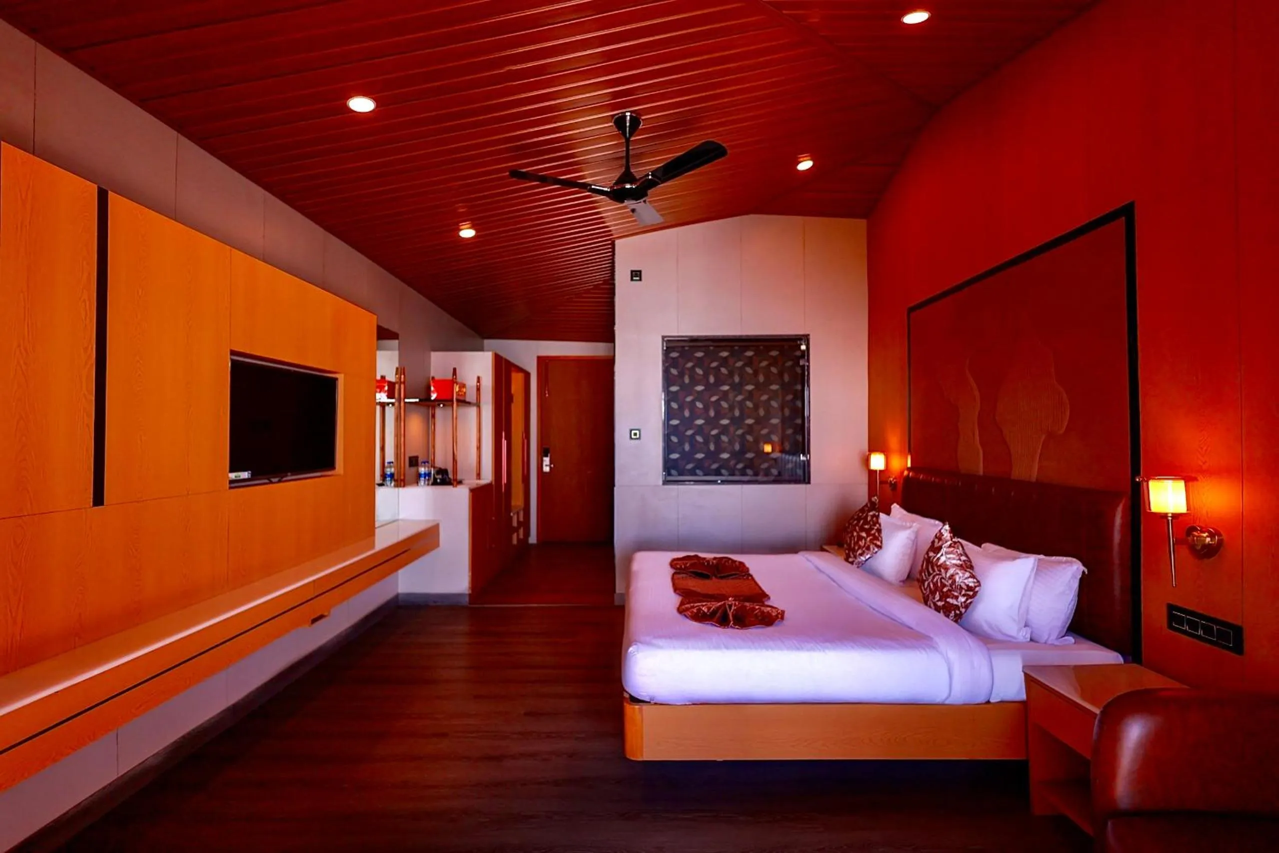 Bed in Blue Pine Resort