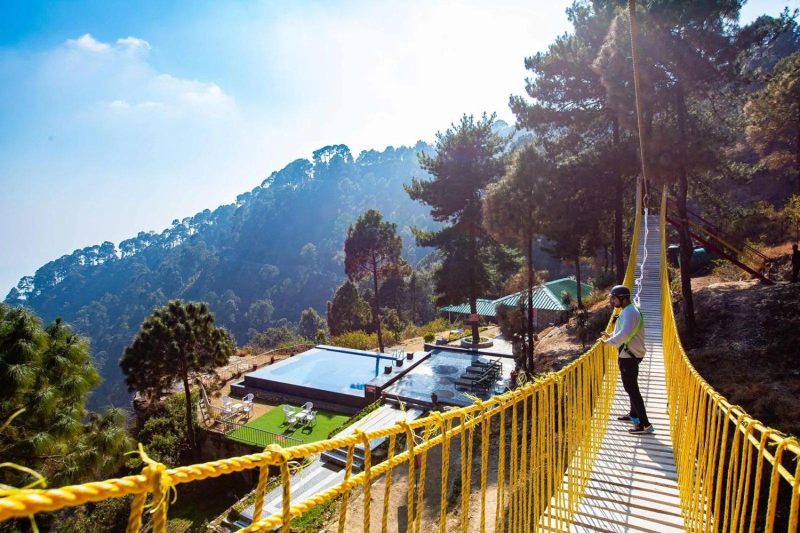 Children play ground in Blue Pine Resort
