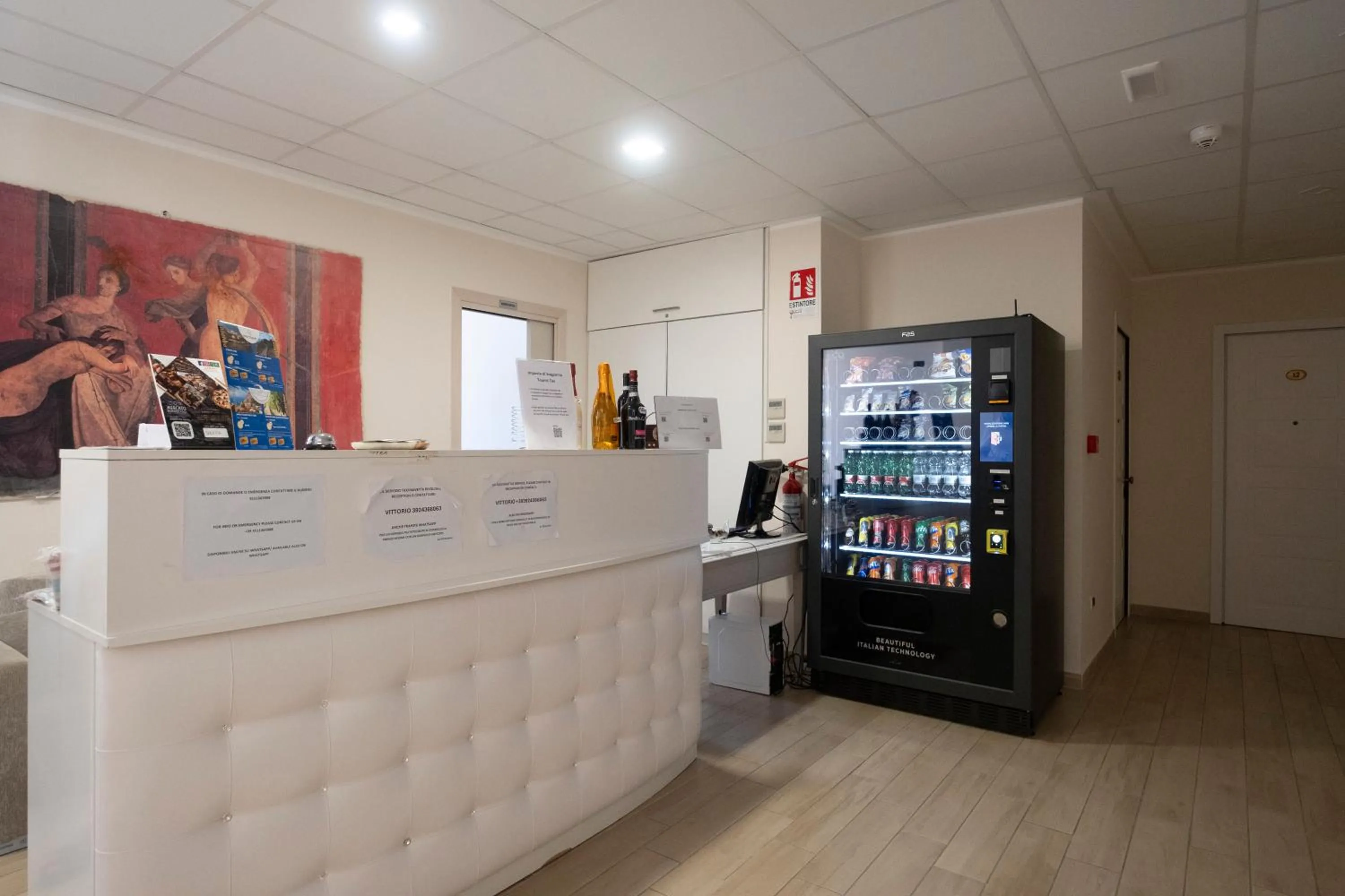 Lobby or reception in Residence O'Sole Mio Pompei