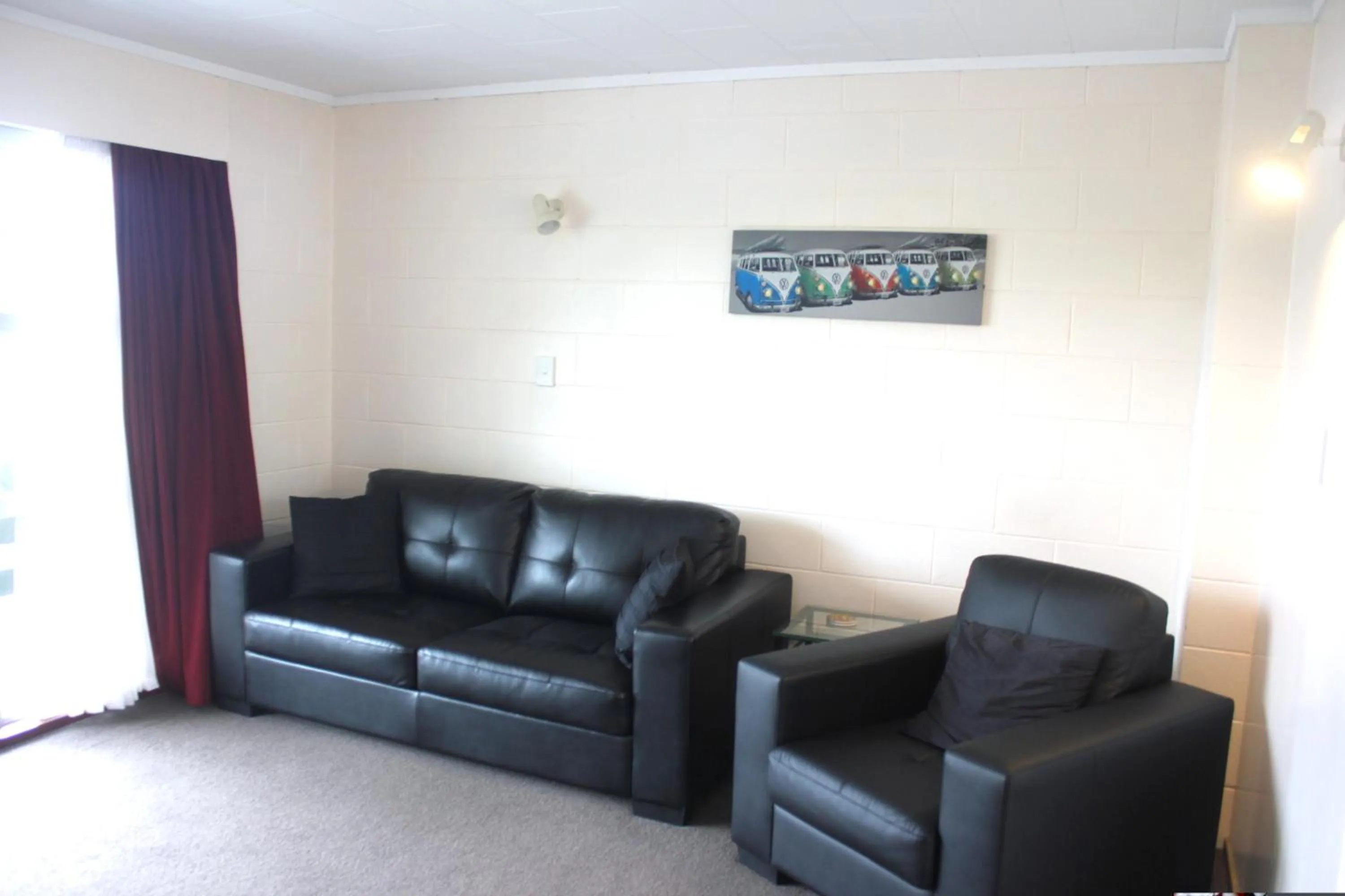 Living room in Kapiti Gateway Motel