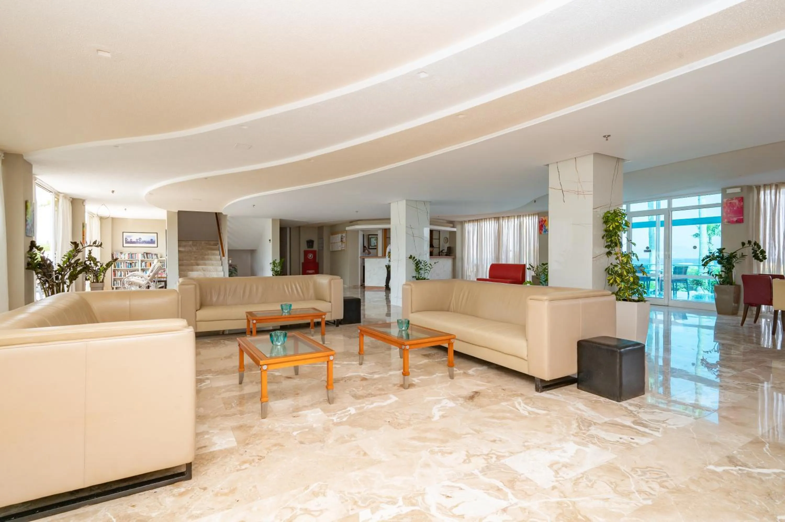 Living room in Costa Angela Seaside Resort