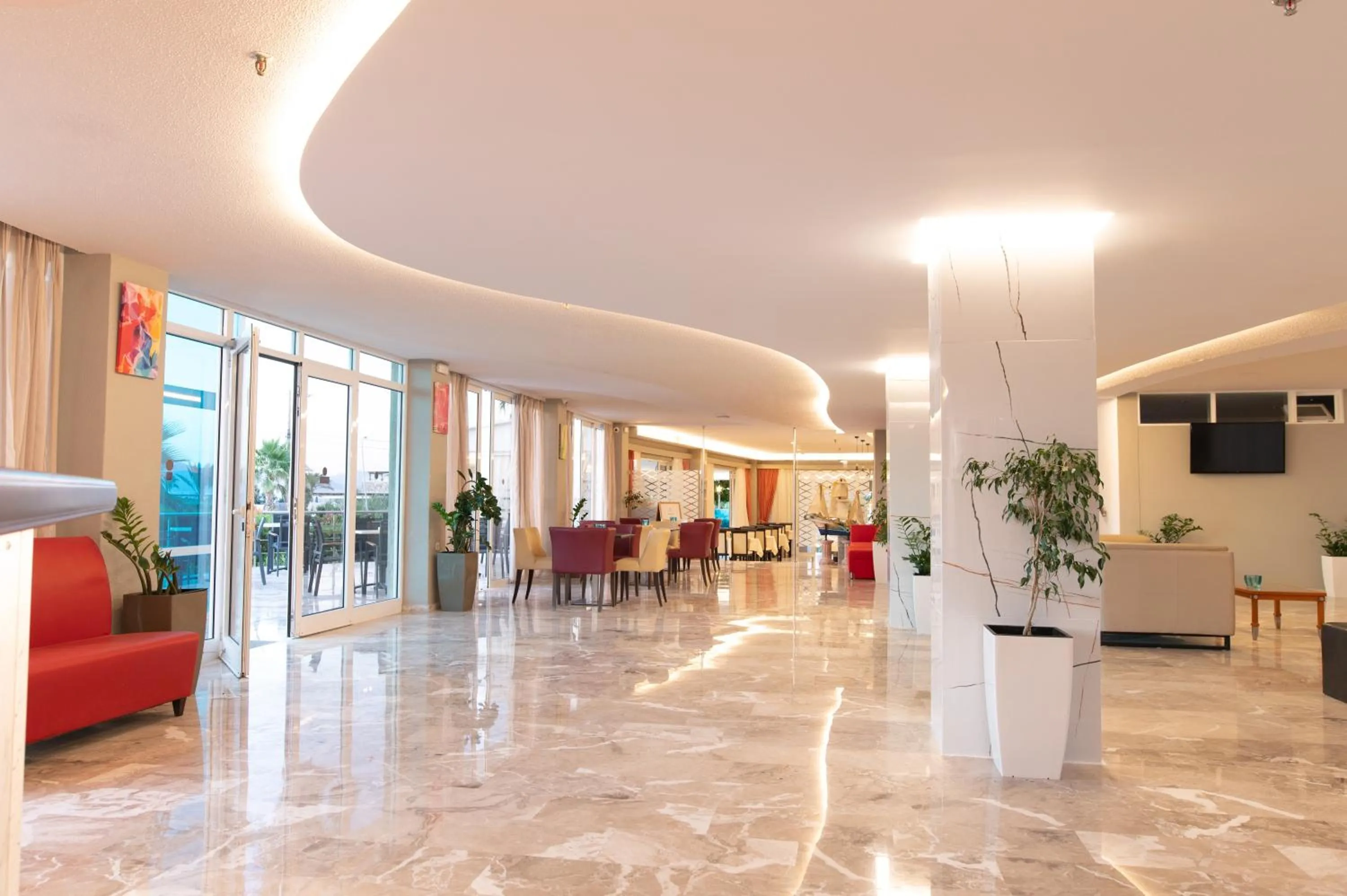 Lobby or reception in Costa Angela Seaside Resort