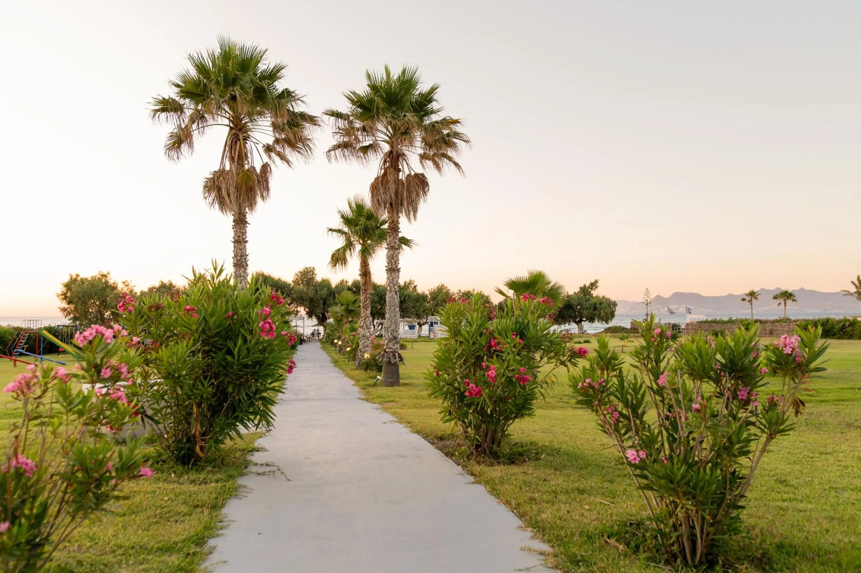 Garden view in Costa Angela Seaside Resort
