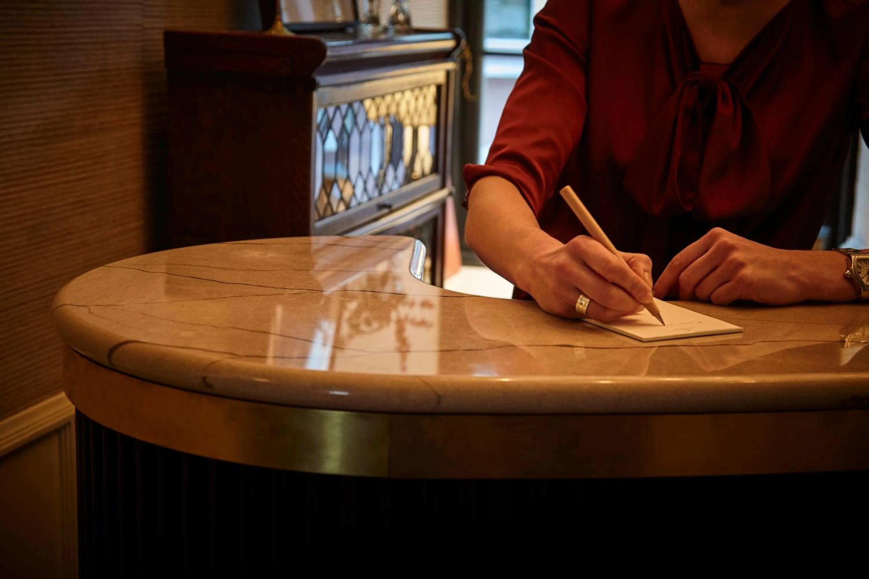 Lobby or reception in Hotel Sanders