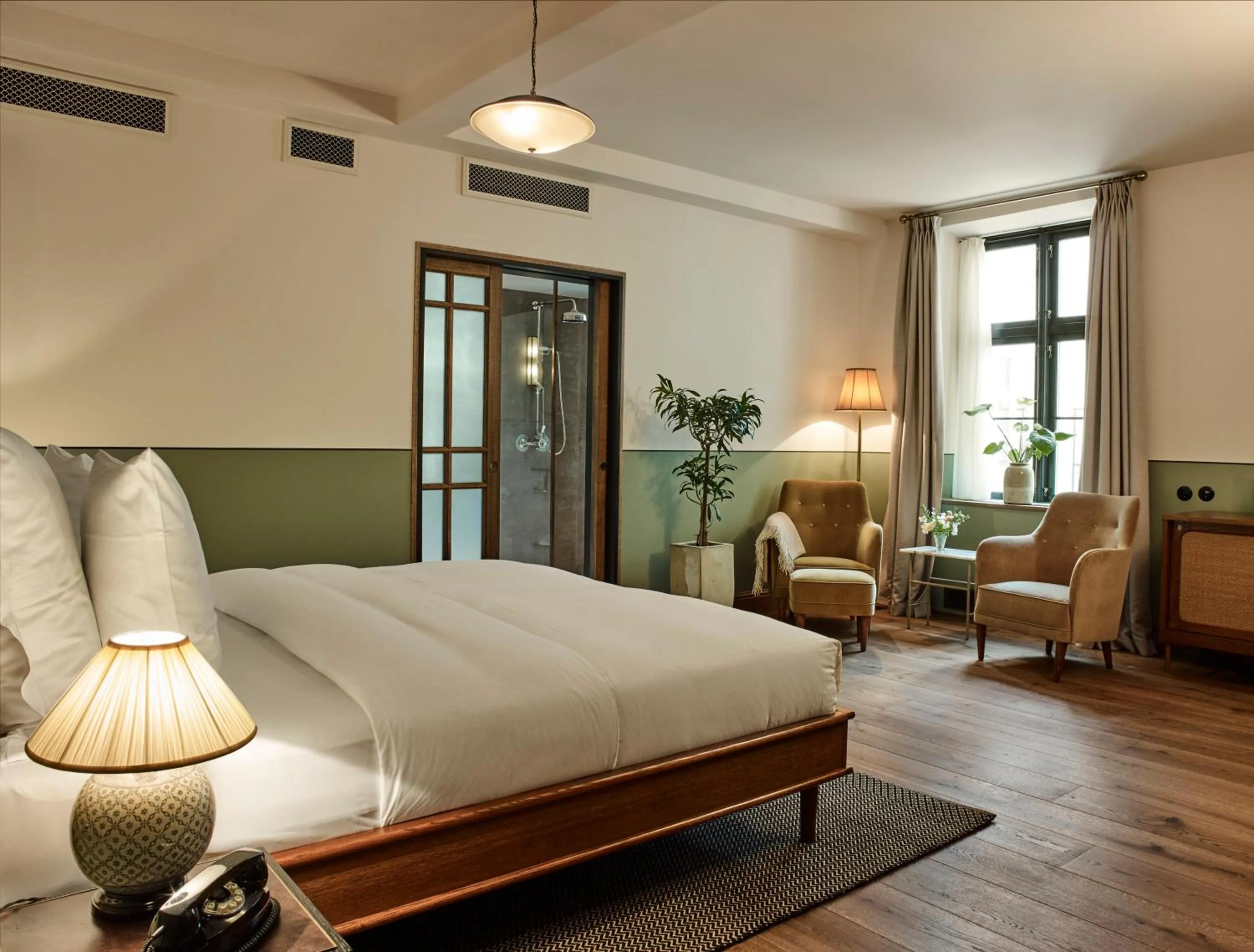 Bed in Hotel Sanders