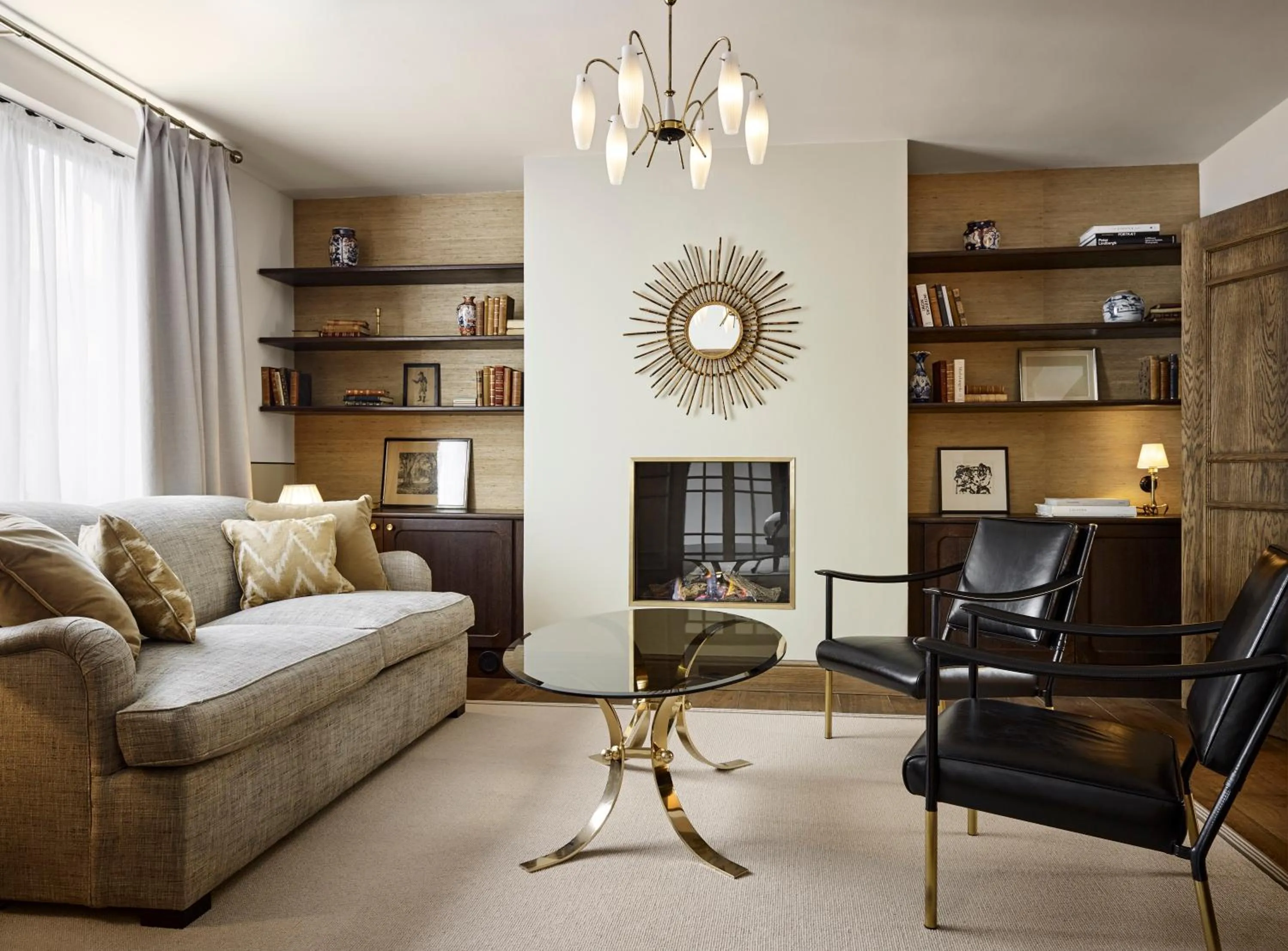 Living room in Hotel Sanders