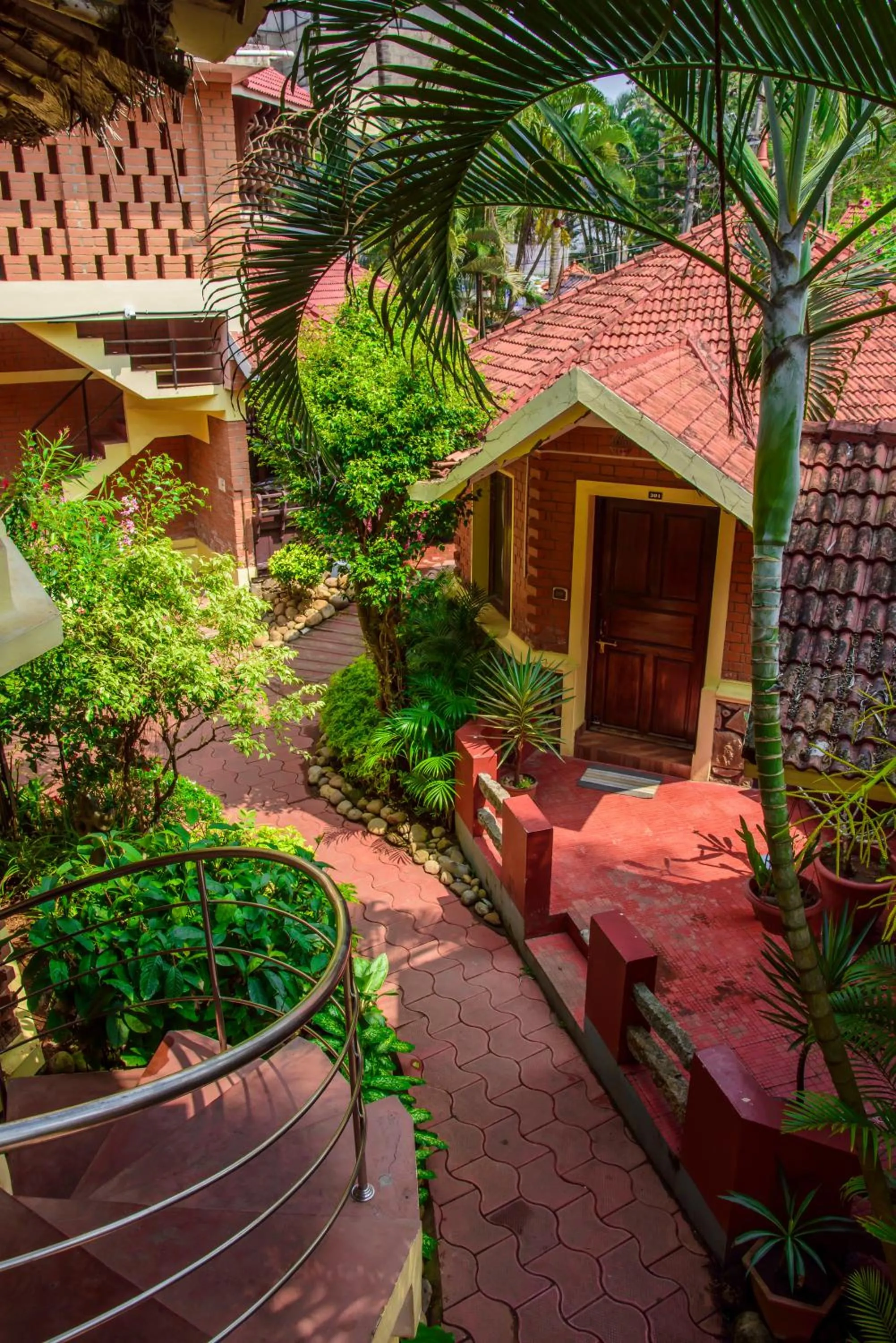 Property building in Krishnatheeram Ayur Holy Beach Resorts