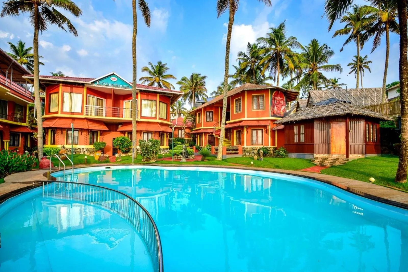 Property building in Krishnatheeram Ayur Holy Beach Resorts