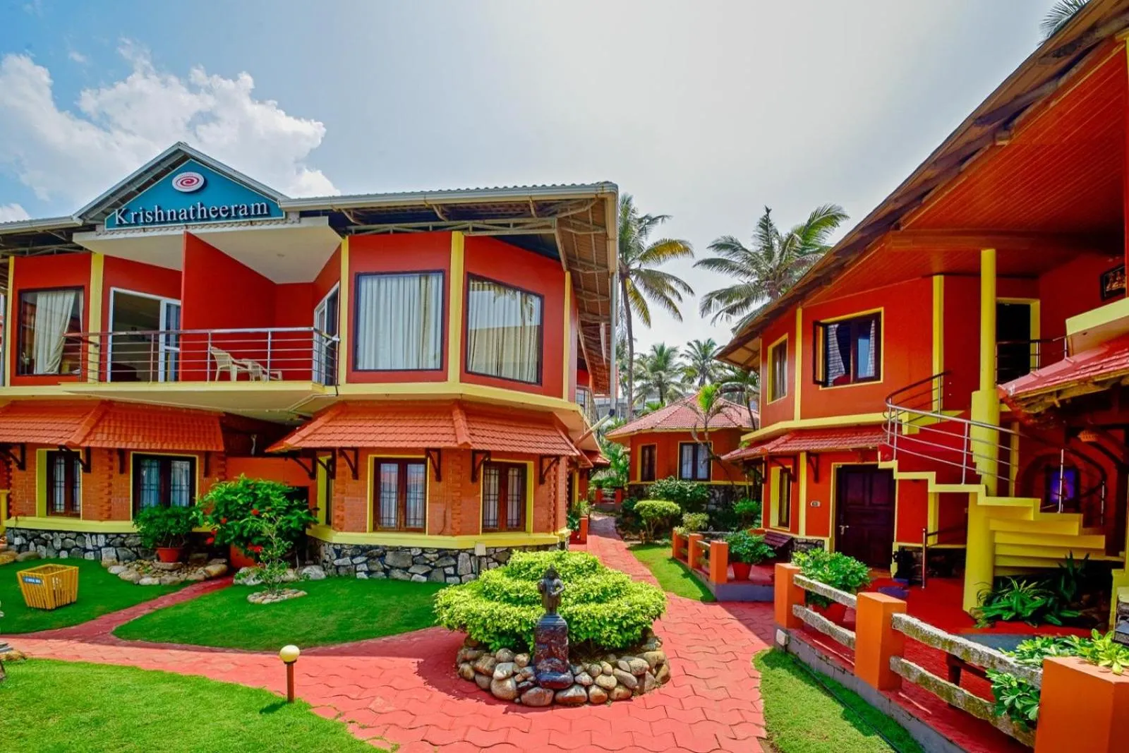 Property building in Krishnatheeram Ayur Holy Beach Resorts