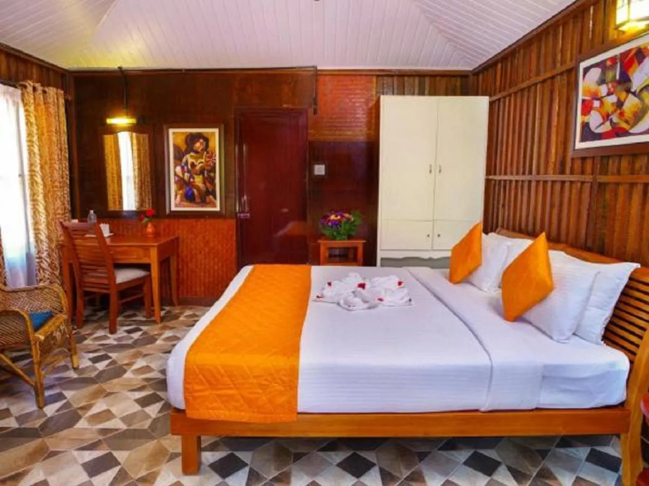 Bedroom, Bed in Krishnatheeram Ayur Holy Beach Resorts