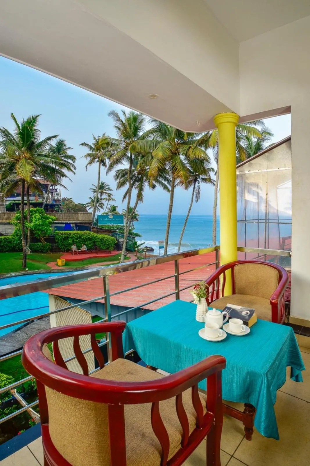 Balcony/Terrace in Krishnatheeram Ayur Holy Beach Resorts