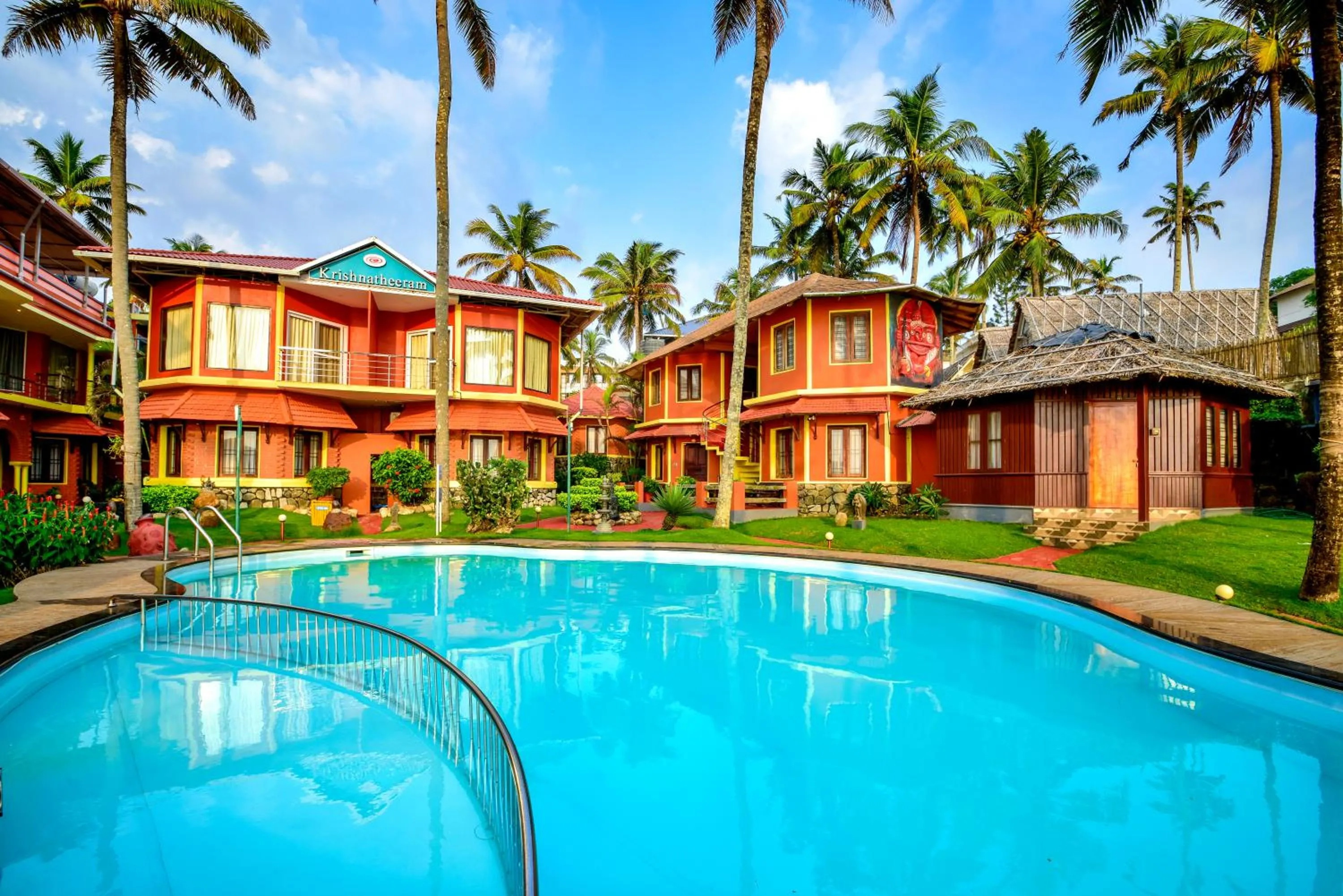 Property building in Krishnatheeram Ayur Holy Beach Resorts