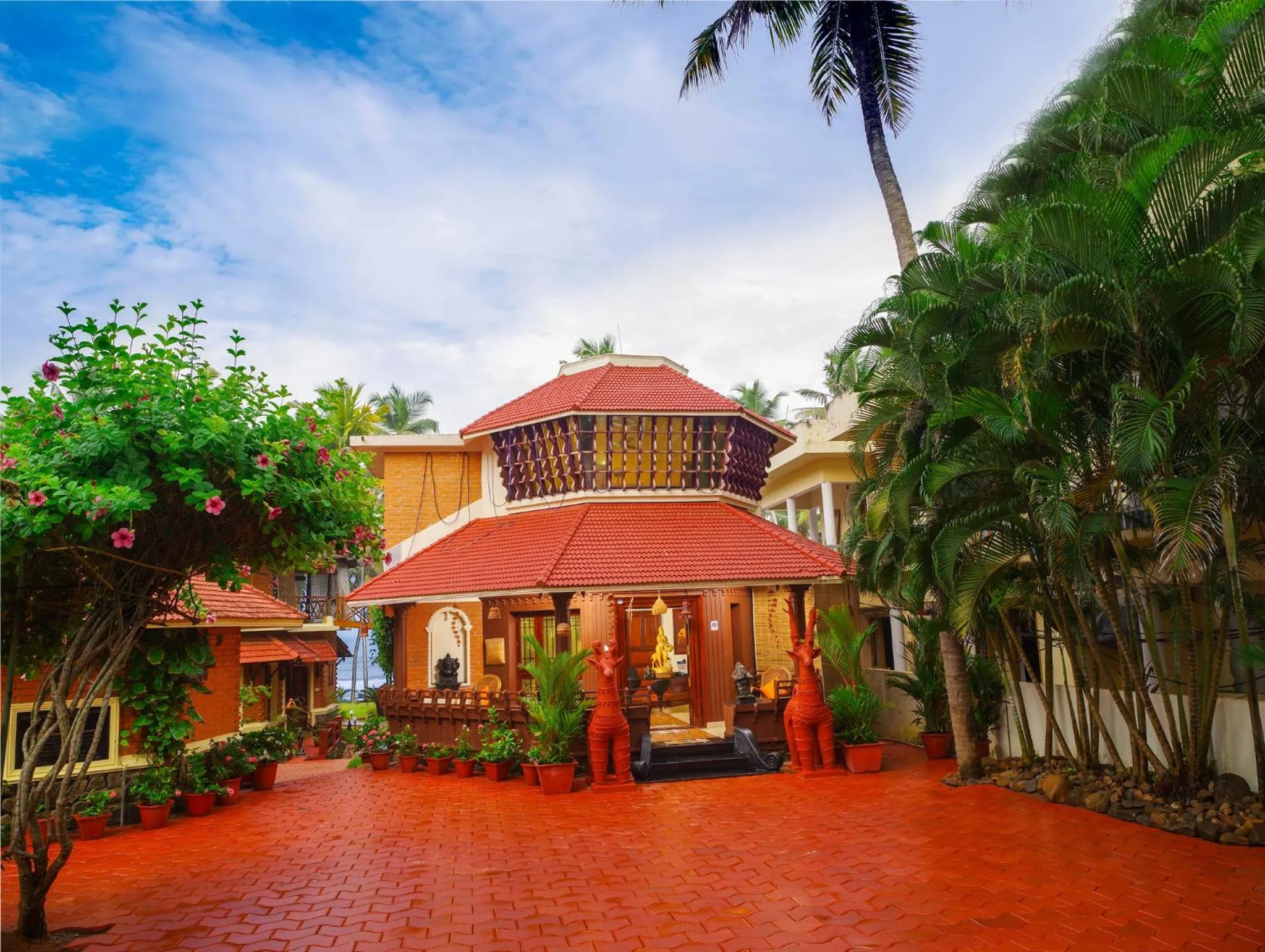 Bird's eye view in Krishnatheeram Ayur Holy Beach Resorts