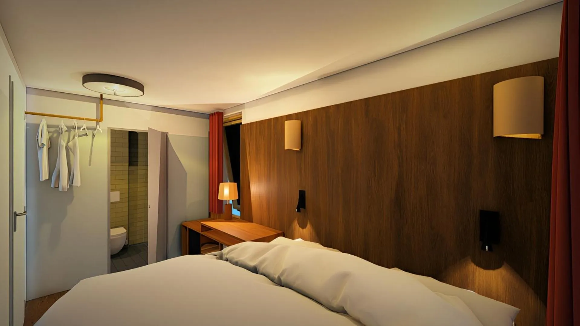 Bed in Hotel The Exchange